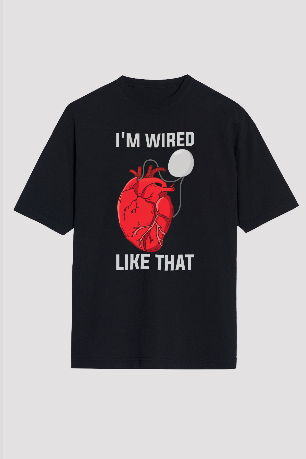Kardiyolog Siyah Unisex Tişört T-Shirt - TişörtFabrikası