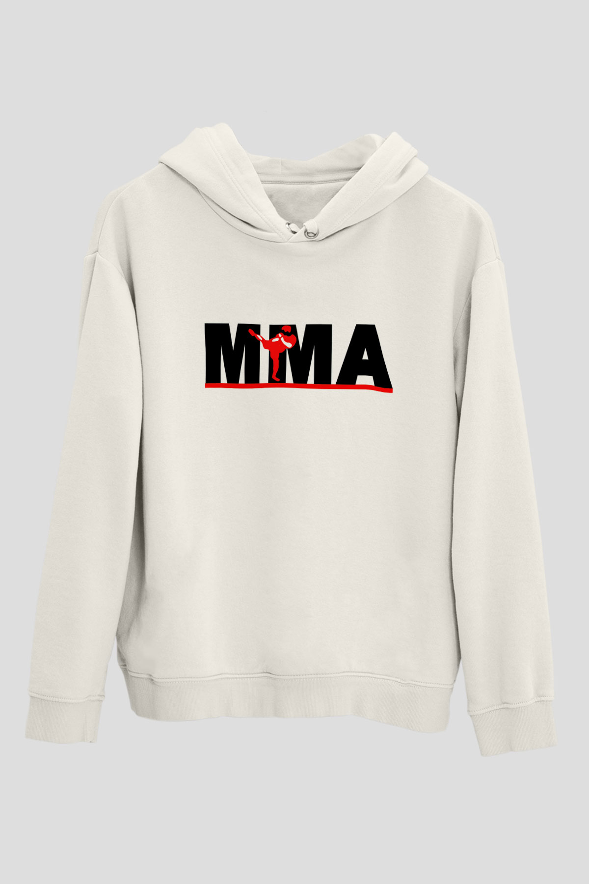 Karma dövüş sanatları Beyaz Unisex Hoodie