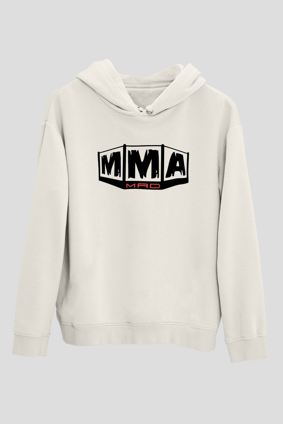 Karma dövüş sanatları Beyaz Unisex Kapüşonlu Sweatshirt