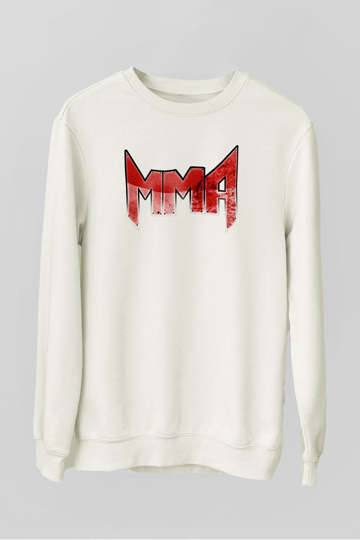 Karma dövüş sanatları Beyaz Unisex Sweatshirt