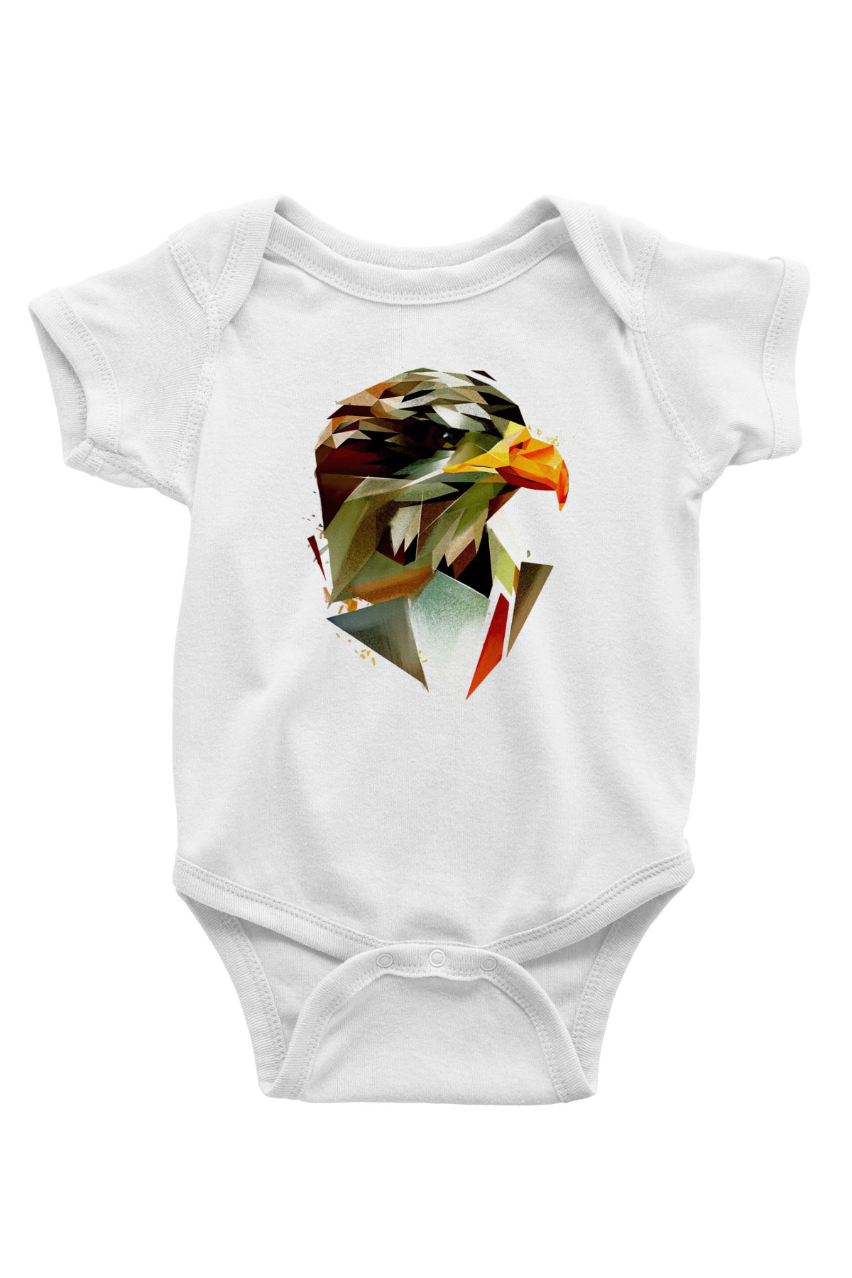 Kartal Beyaz Bebek Body - Zıbın