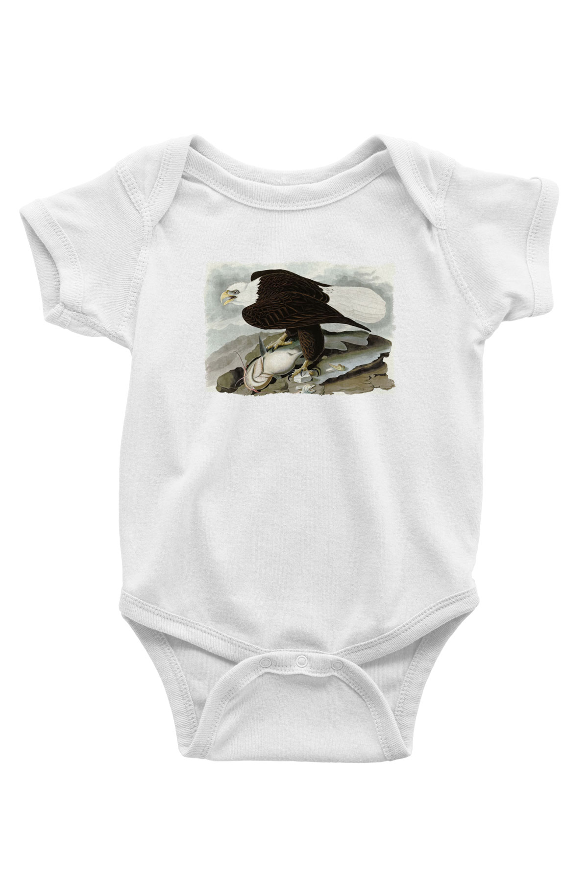 Kartal Beyaz Bebek Body - Zıbın