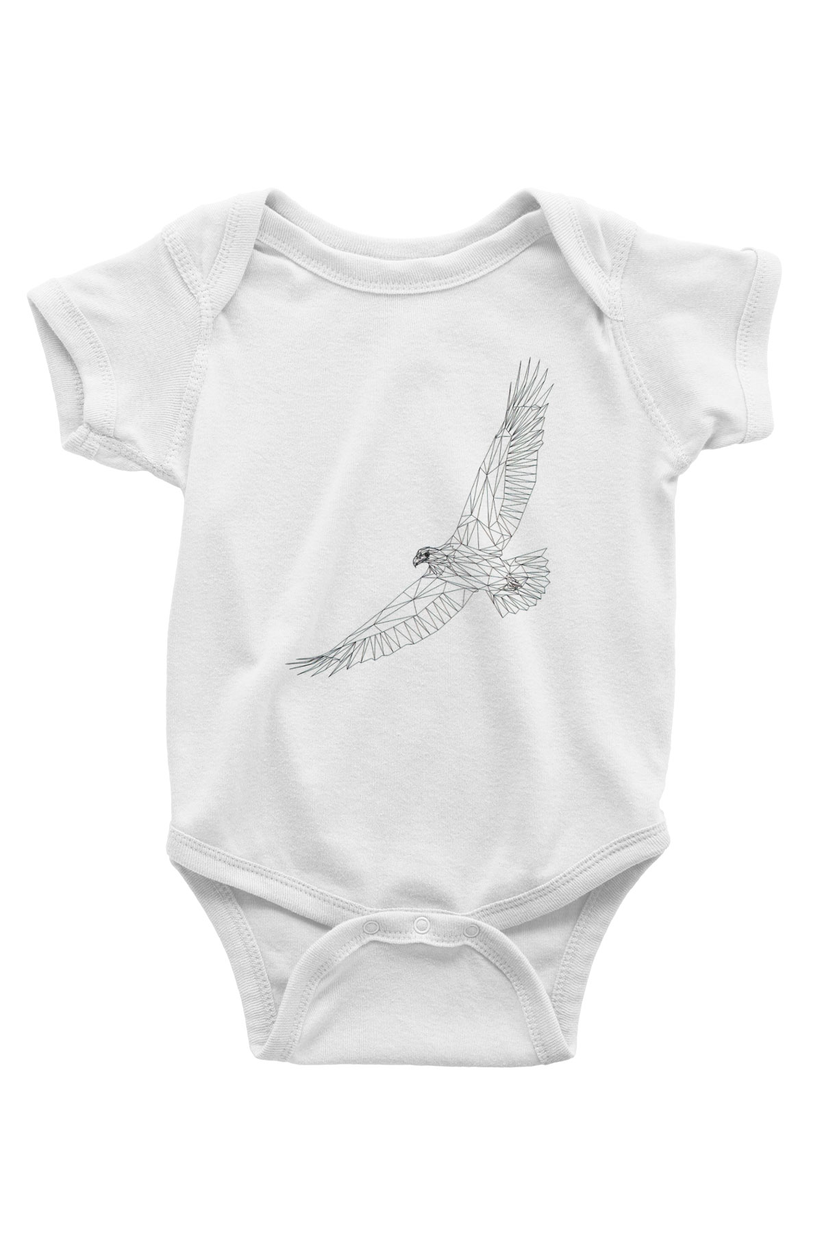 Kartal Beyaz Bebek Body - Zıbın
