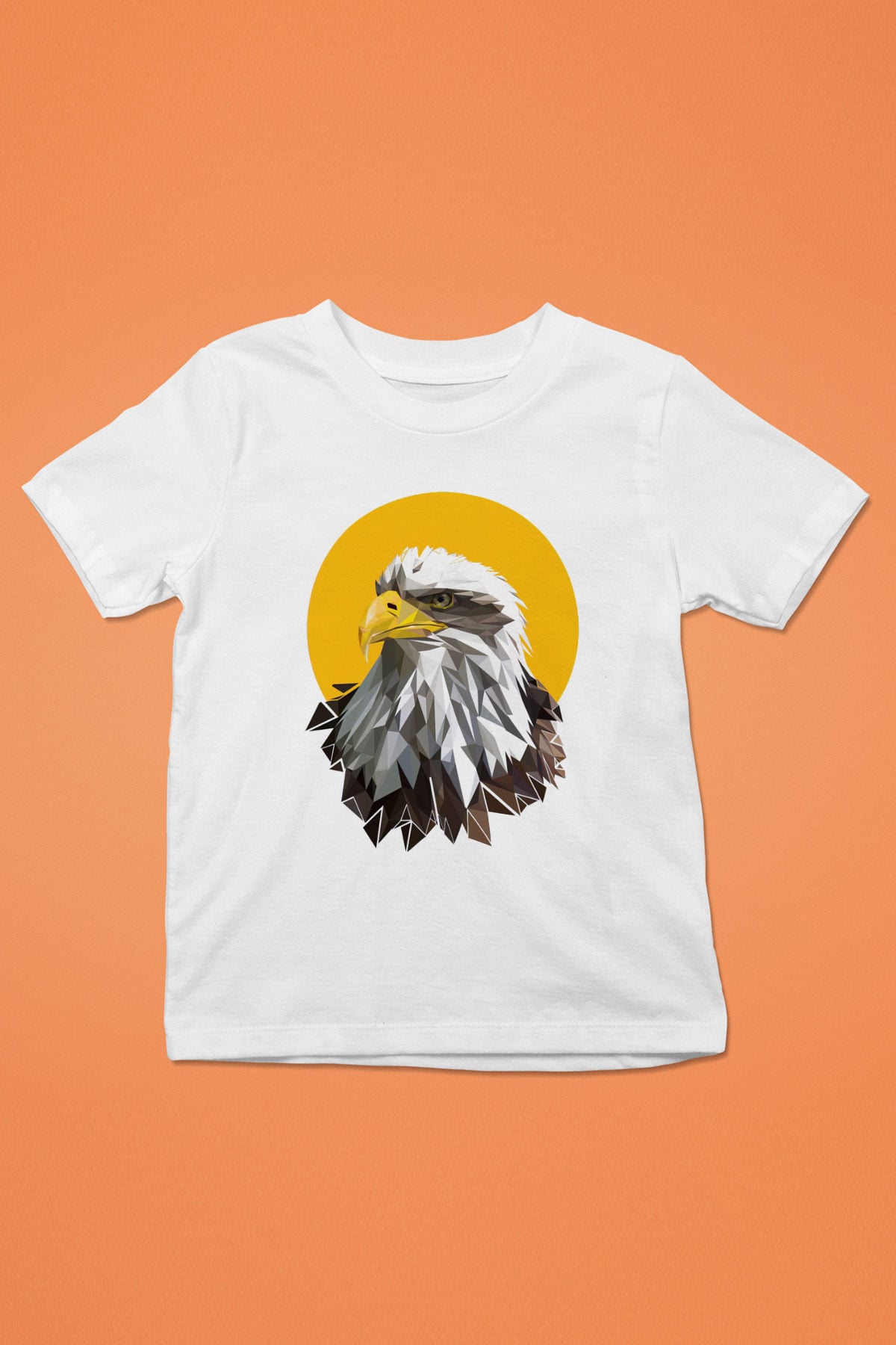 Kartal Beyaz Unisex Çocuk Tişört