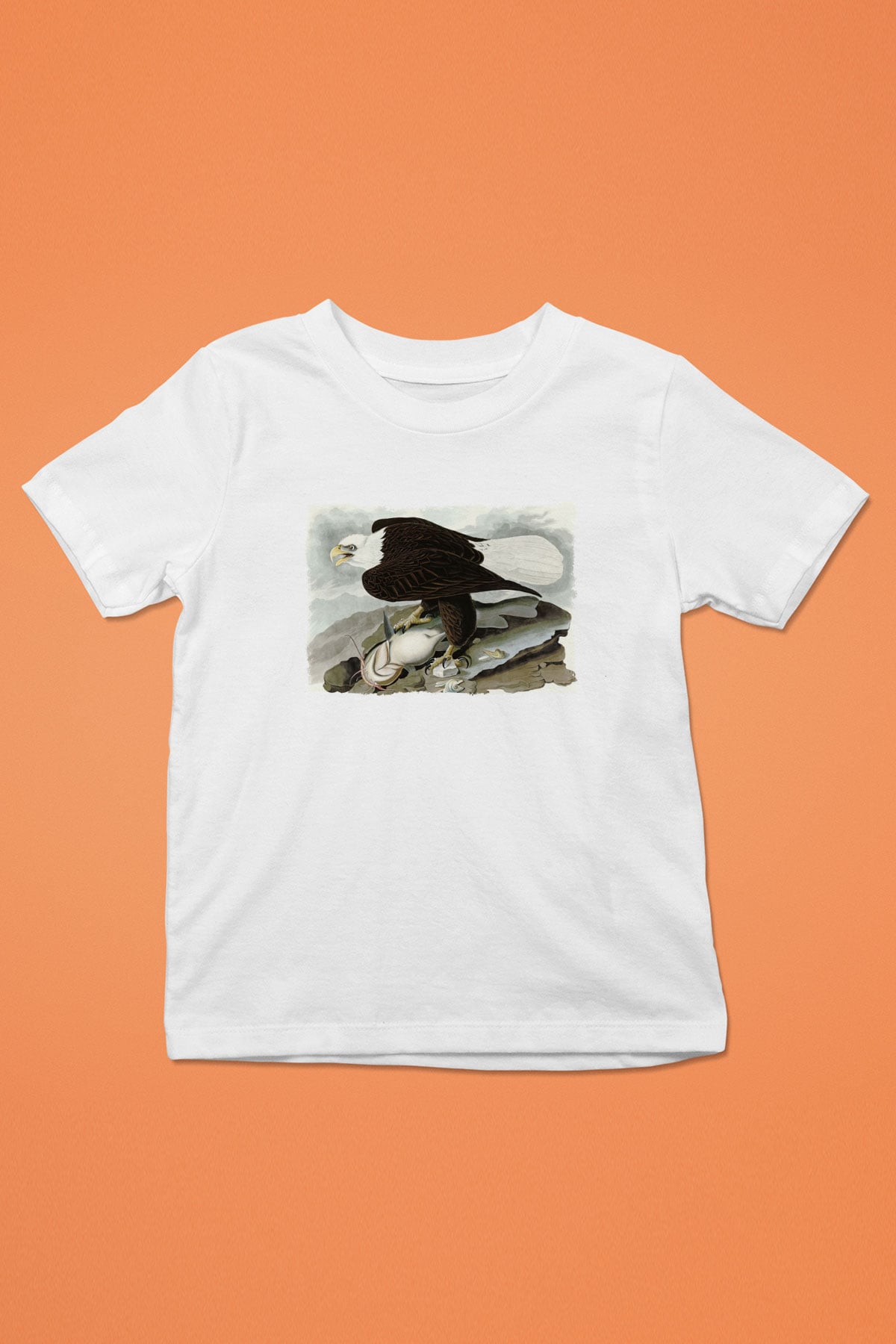 Kartal Beyaz Unisex Çocuk Tişört