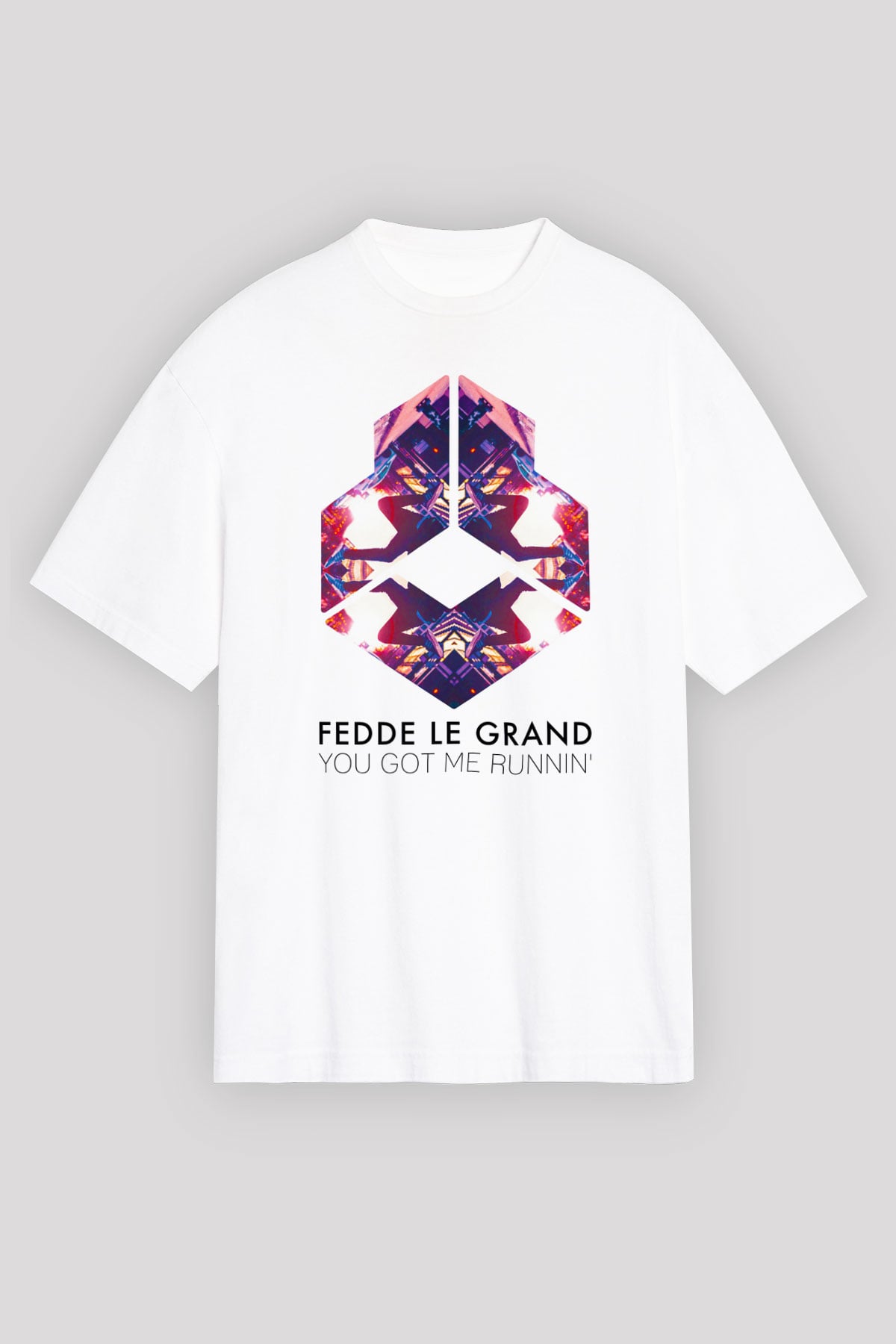 Kaskade Beyaz Unisex Tişört T-Shirt - TişörtFabrikası