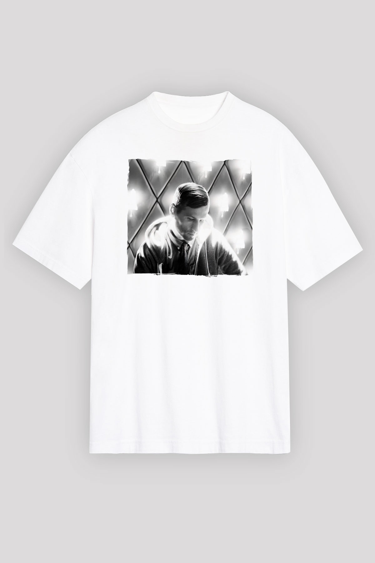Kaskade Beyaz Unisex Tişört T-Shirt - TişörtFabrikası