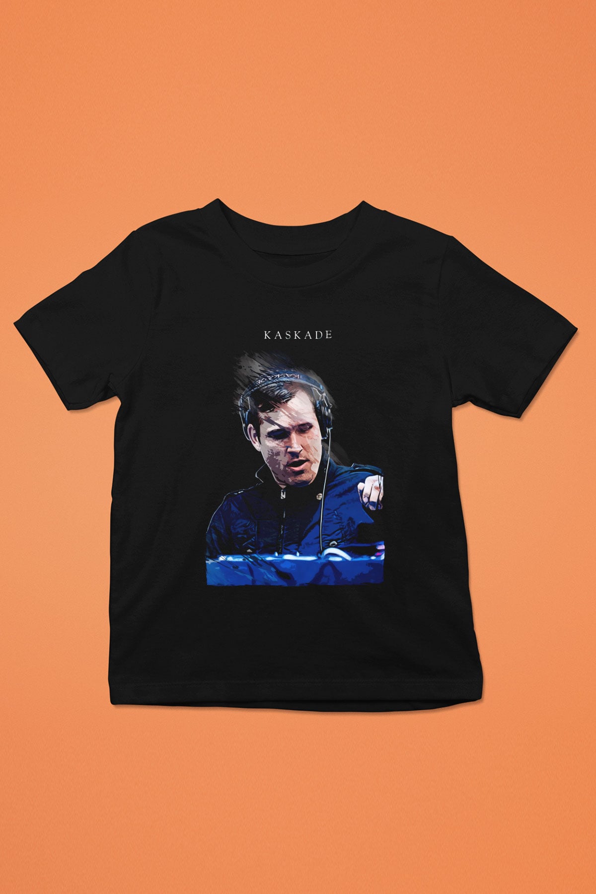 Kaskade Siyah Unisex Çocuk Tişört