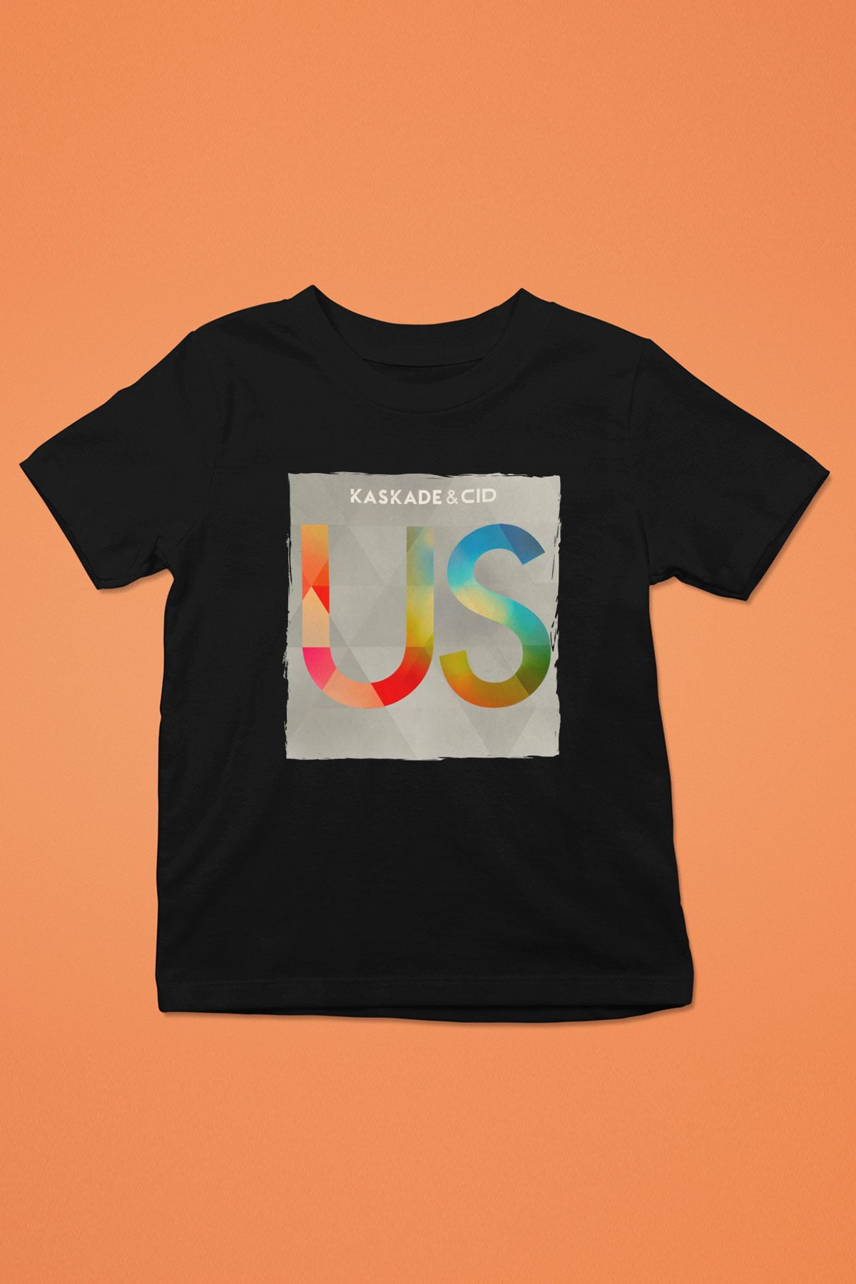 Kaskade Siyah Unisex Çocuk Tişört