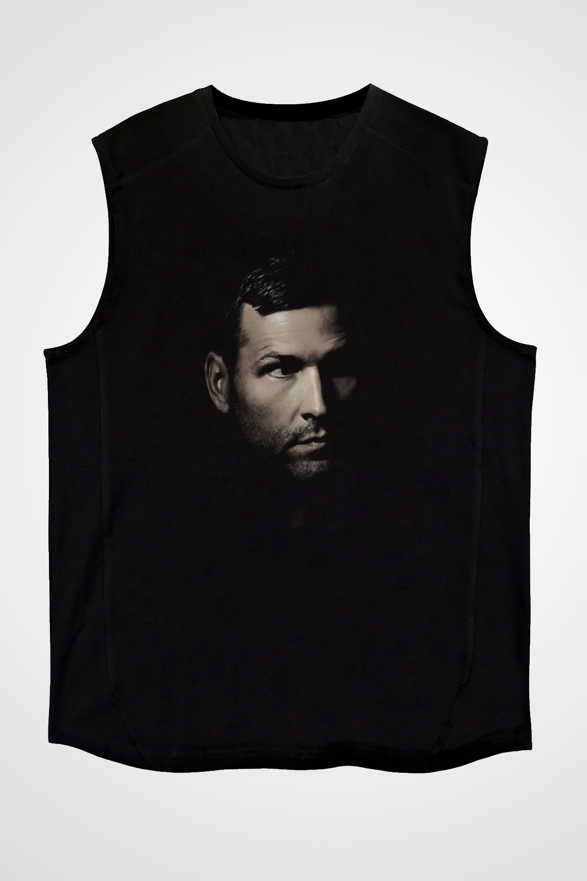 Kaskade Siyah Unisex Kolsuz Tişört