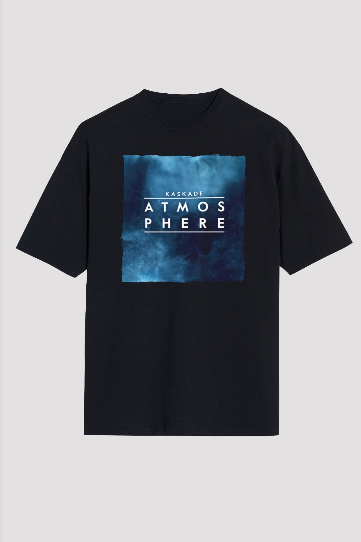 Kaskade Siyah Unisex Tişört T-Shirt - TişörtFabrikası