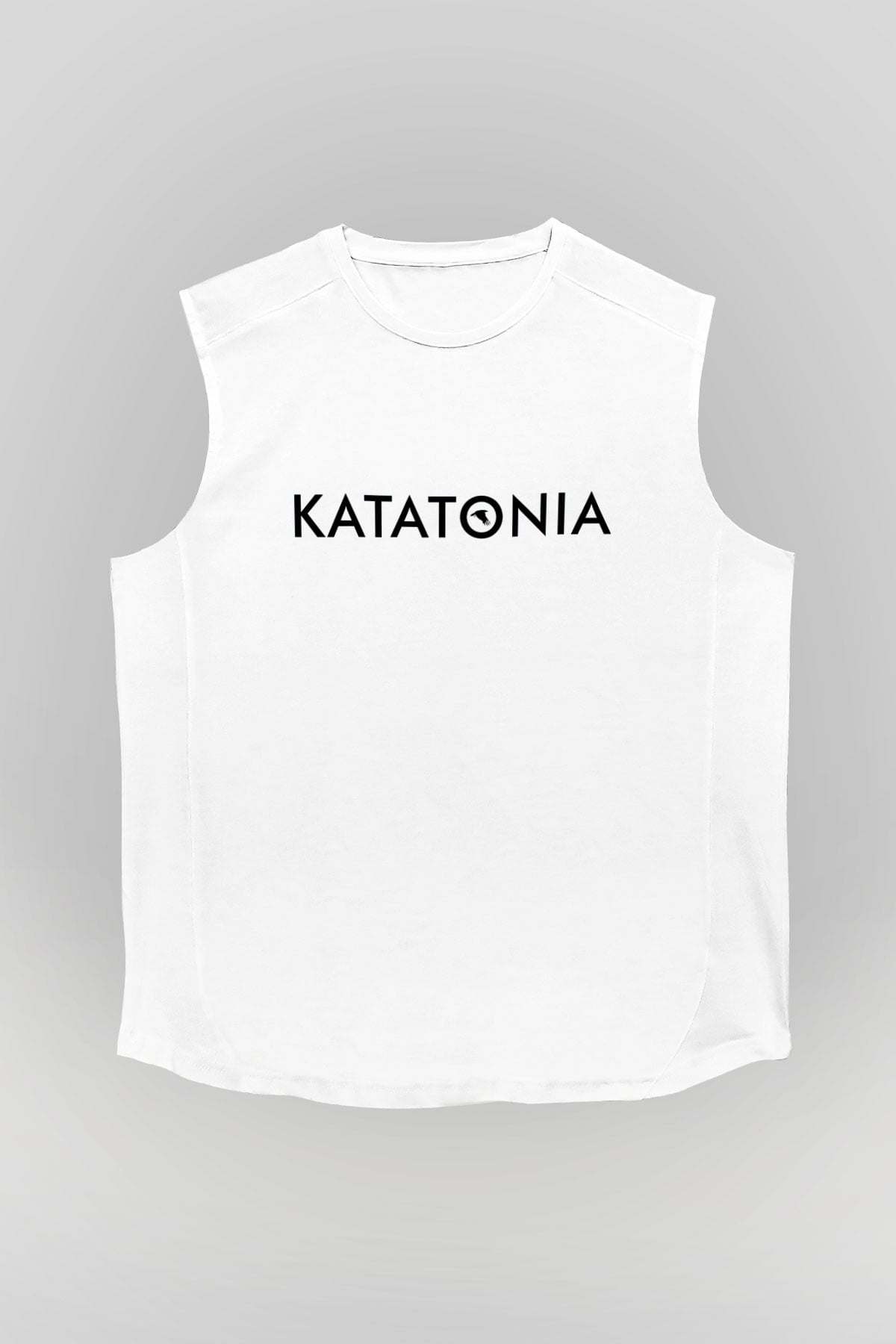 Katatonia Beyaz Unisex Kolsuz Tişört