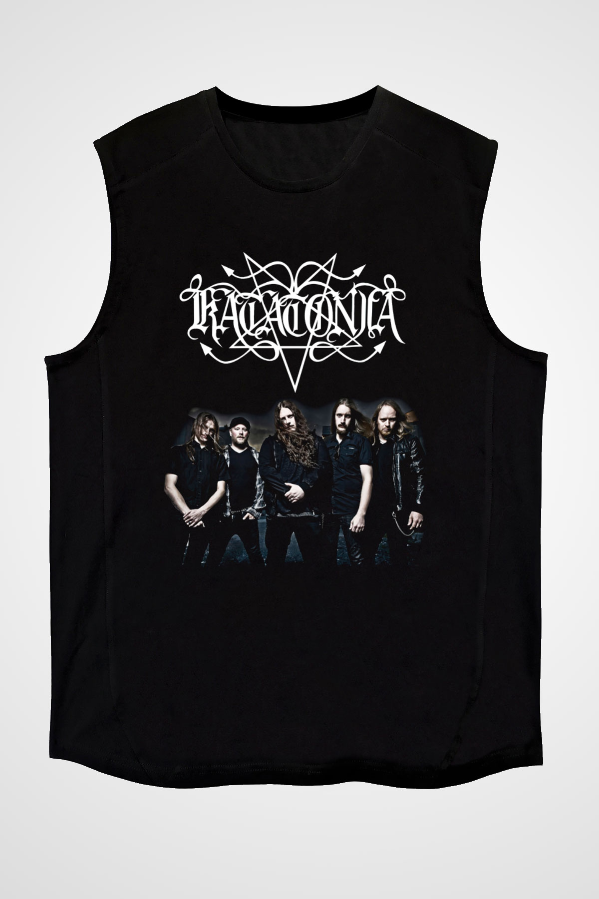 Katatonia Siyah Unisex Kolsuz Tişört