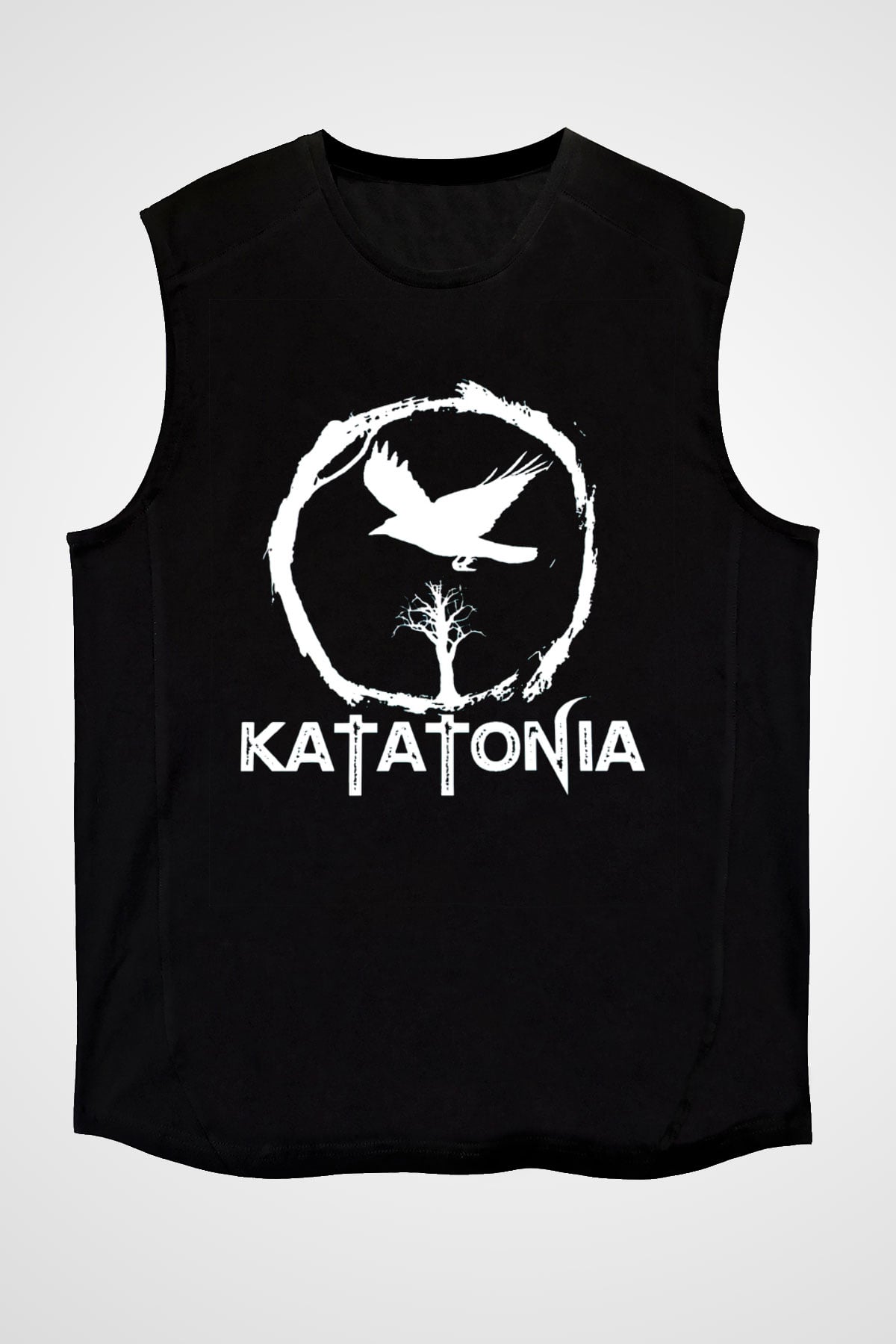 Katatonia Siyah Unisex Kolsuz Tişört
