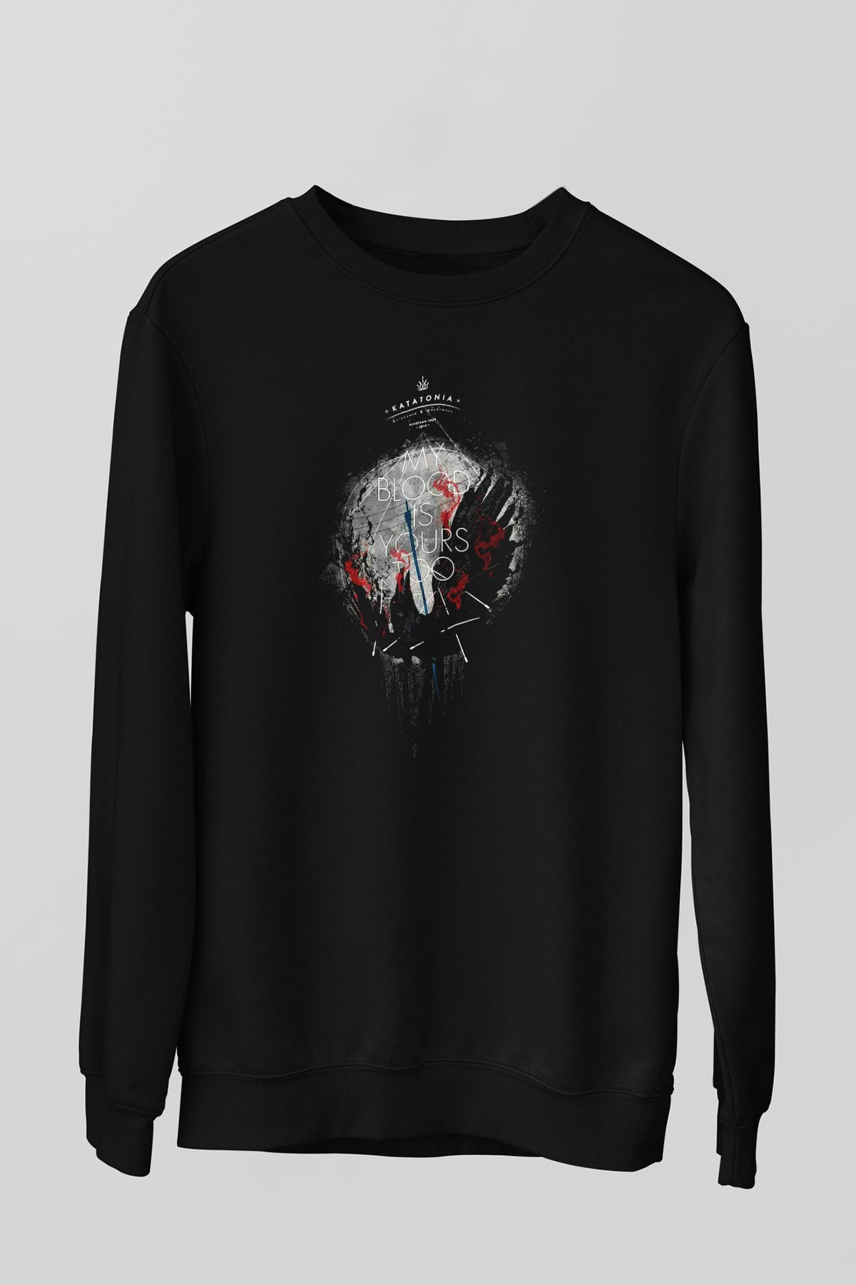 Katatonia Siyah Unisex Sweatshirt