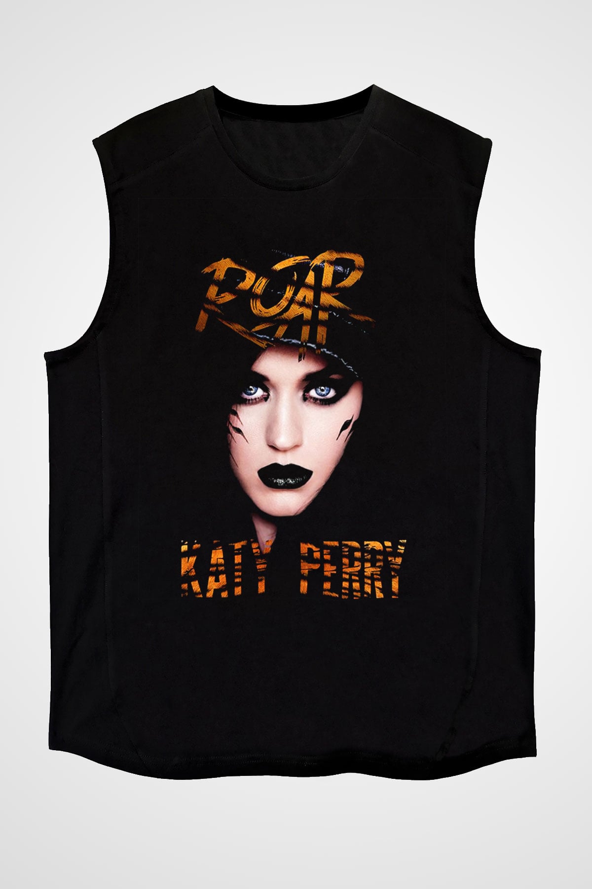 Katy Perry Siyah Unisex Kolsuz Tişört