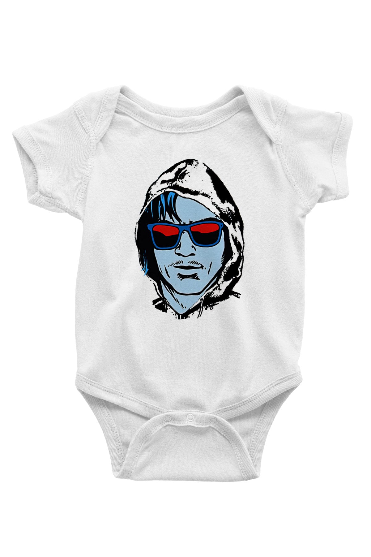 Kavinsky Baskılı Beyaz Unisex Bebek Body - Zıbın