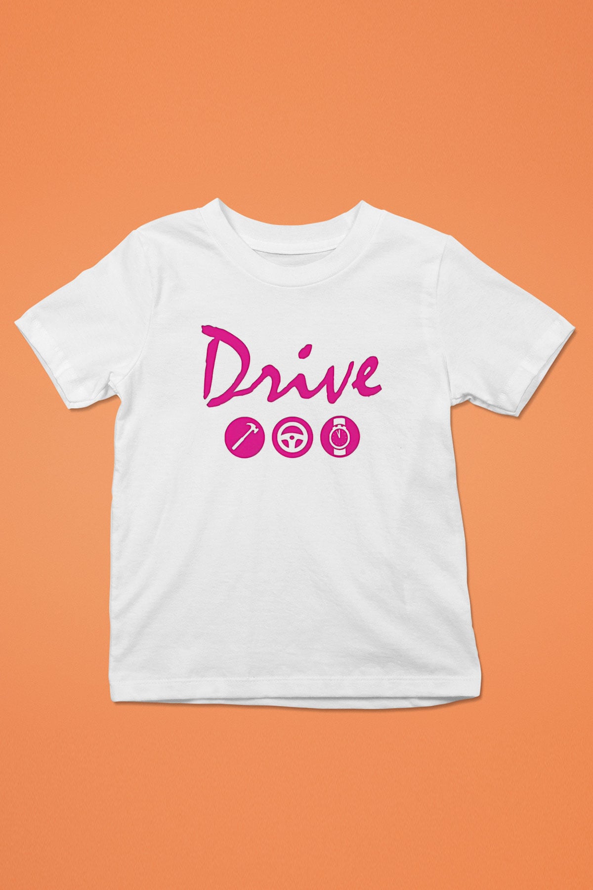 Kavinsky Baskılı Beyaz Unisex Beyaz Çocuk Tişört - Tshirt