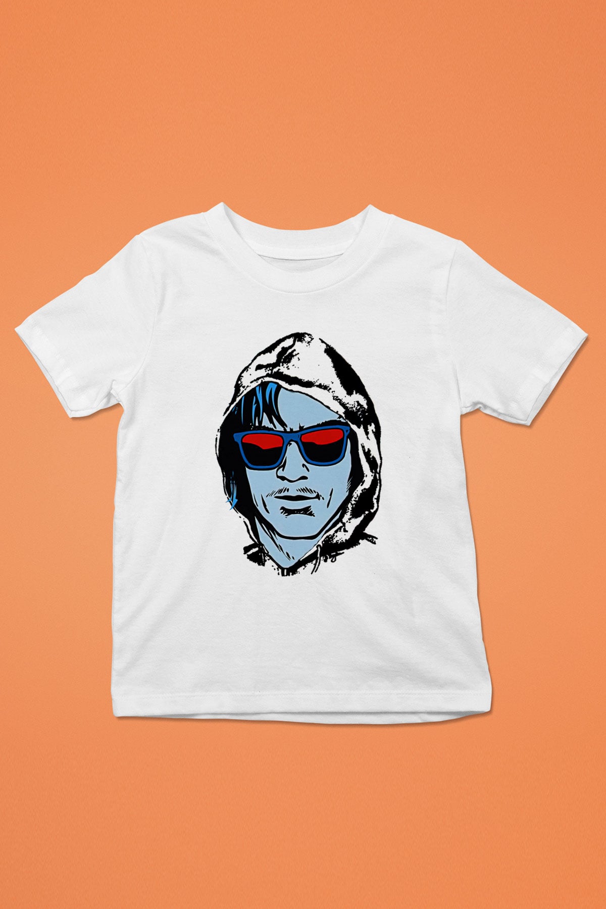 Kavinsky Baskılı Beyaz Unisex Beyaz Çocuk Tişört - Tshirt