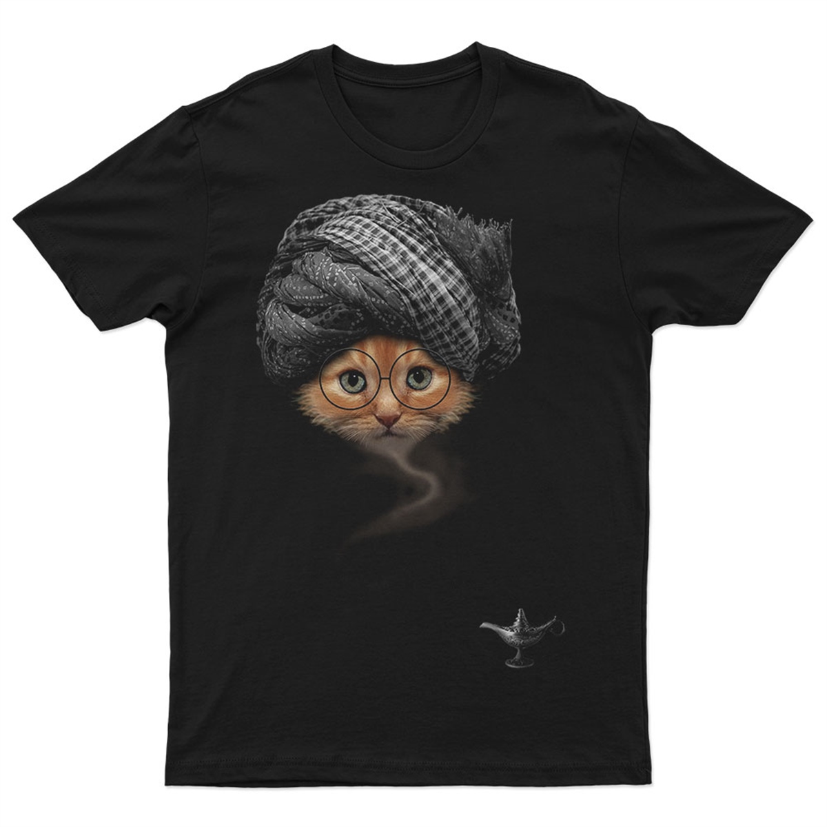 Kedi Baskılı Tasarım Tişört TSRT454