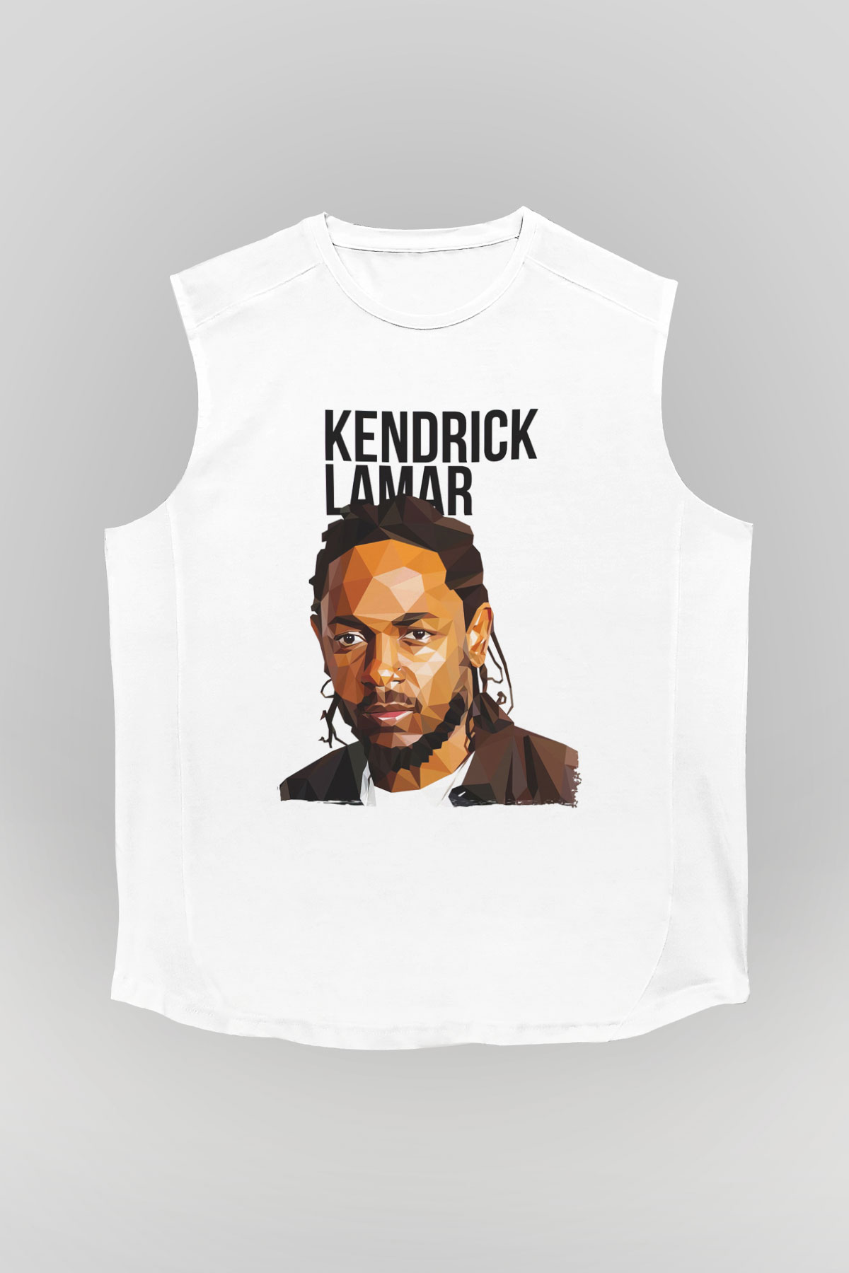 Kendrick Lamar Beyaz Unisex Kolsuz Tişört