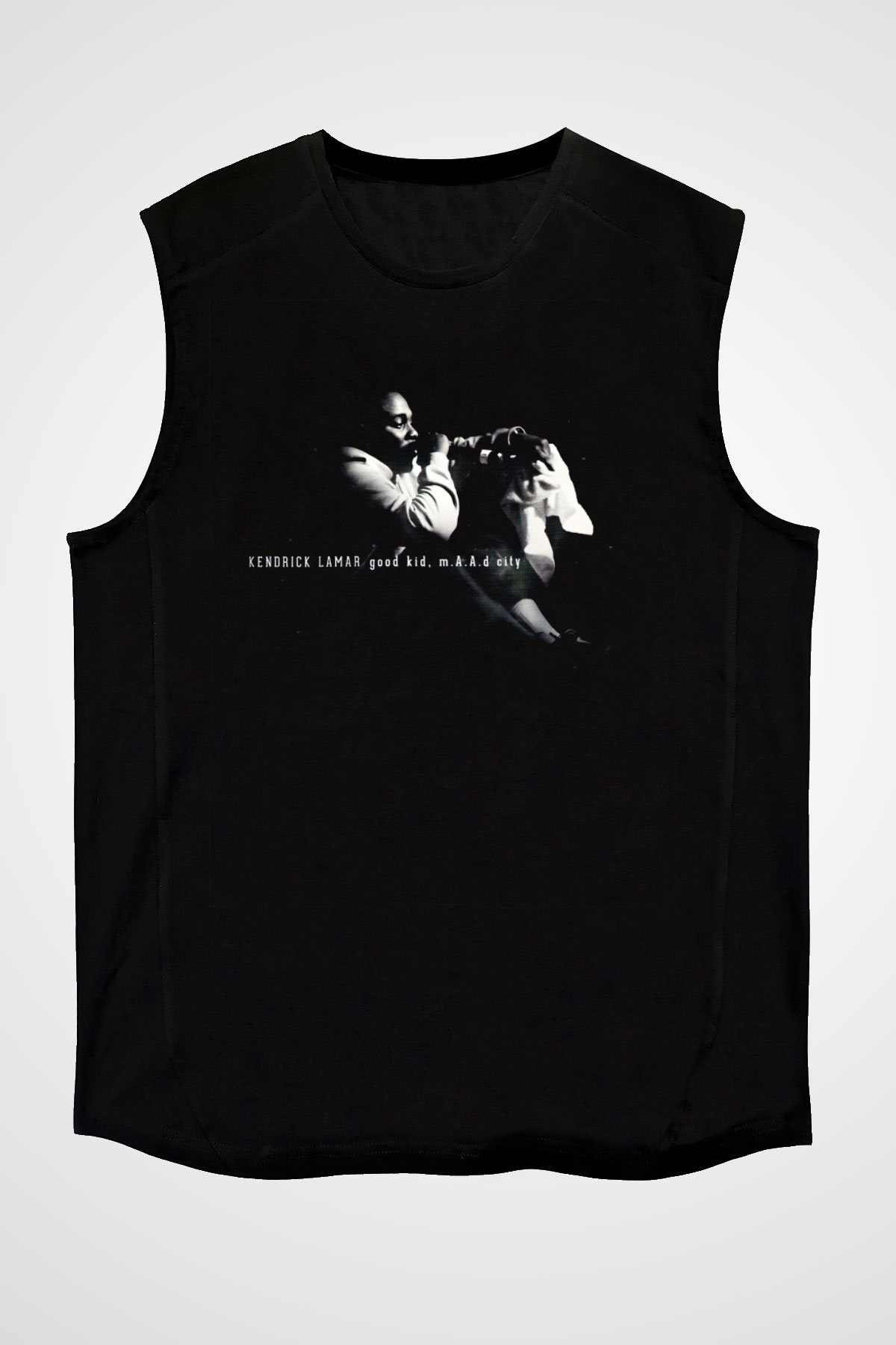 Kendrick Lamar Siyah Unisex Kolsuz Tişört
