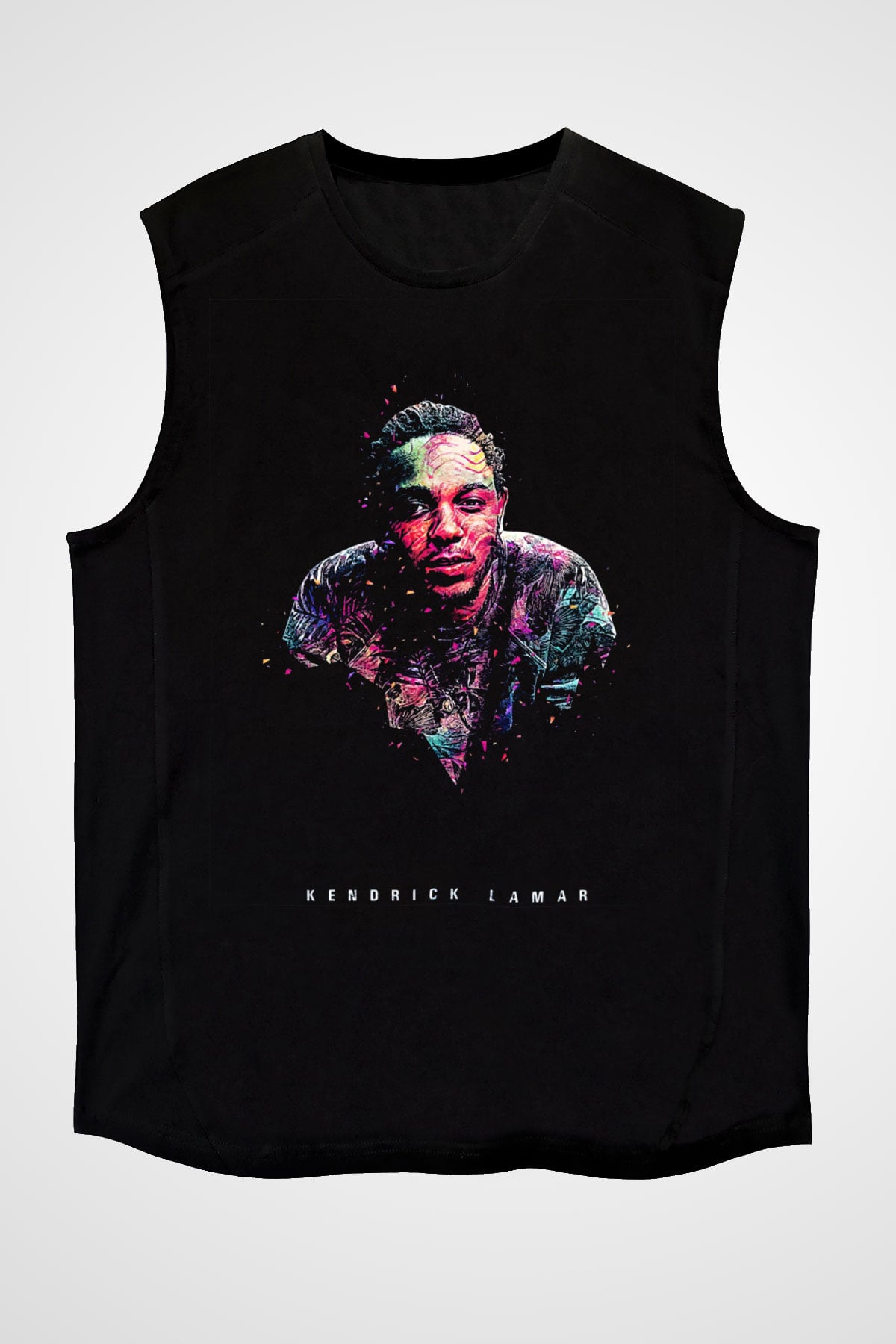 Kendrick Lamar Siyah Unisex Kolsuz Tişört