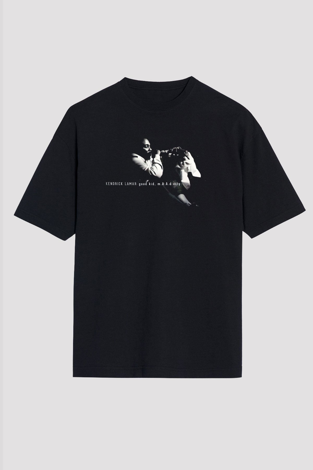 Kendrick Lamar Siyah Unisex Oversize Tişört T-Shirt