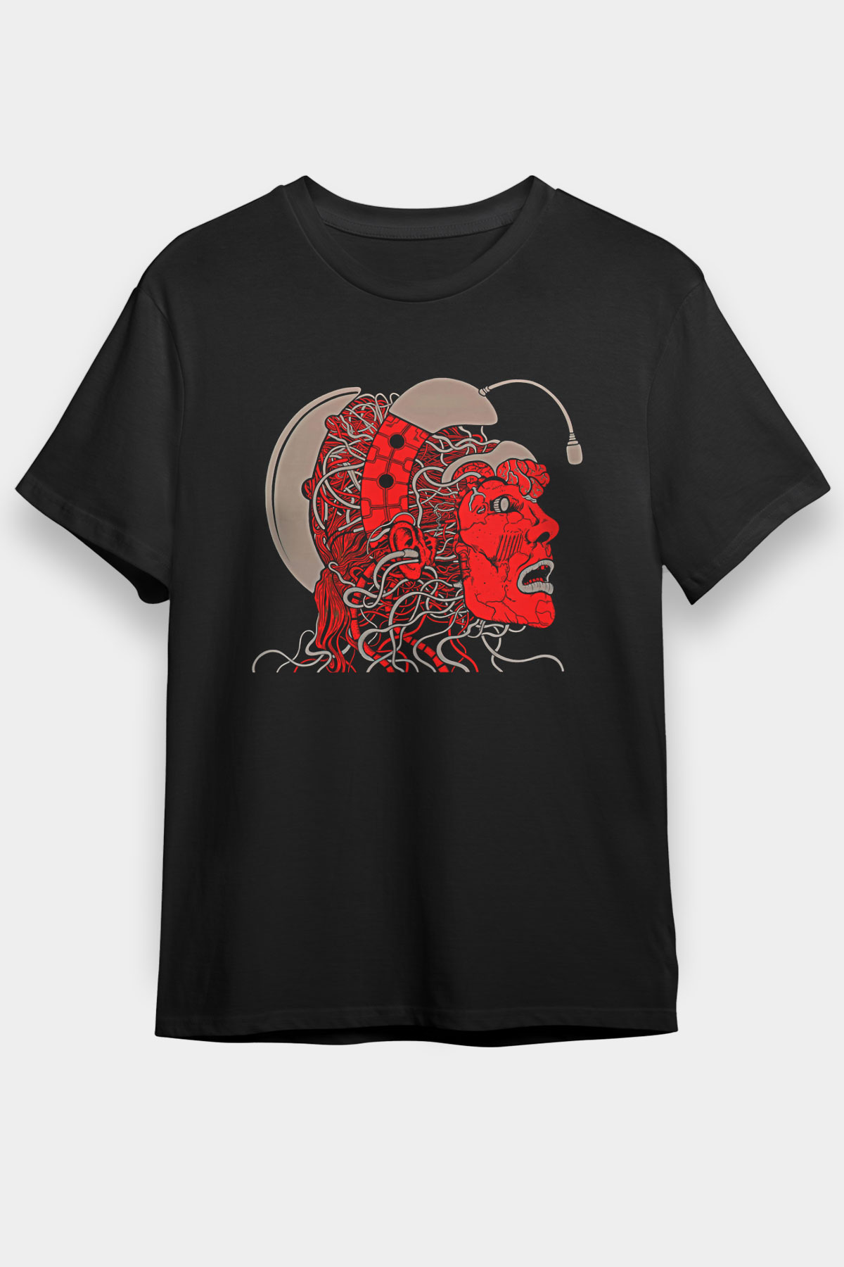 Khruanybin Baskılı Unisex Siyah Tişört - Tshirt