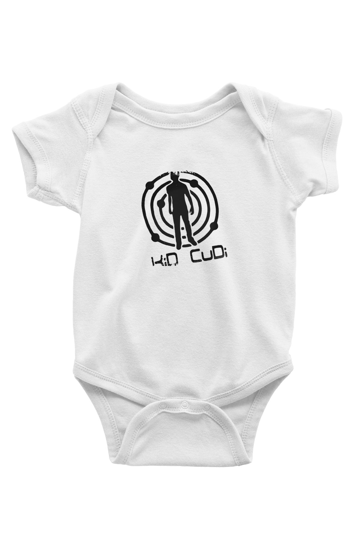 Kid Cudi Baskılı Unisex Beyaz Bebek Body - Zıbın