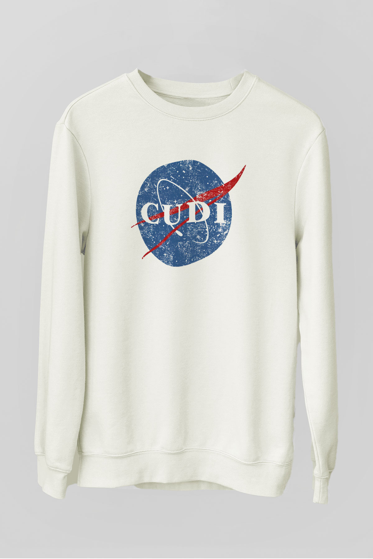 Kid Cudi Beyaz Unisex Sweatshirt