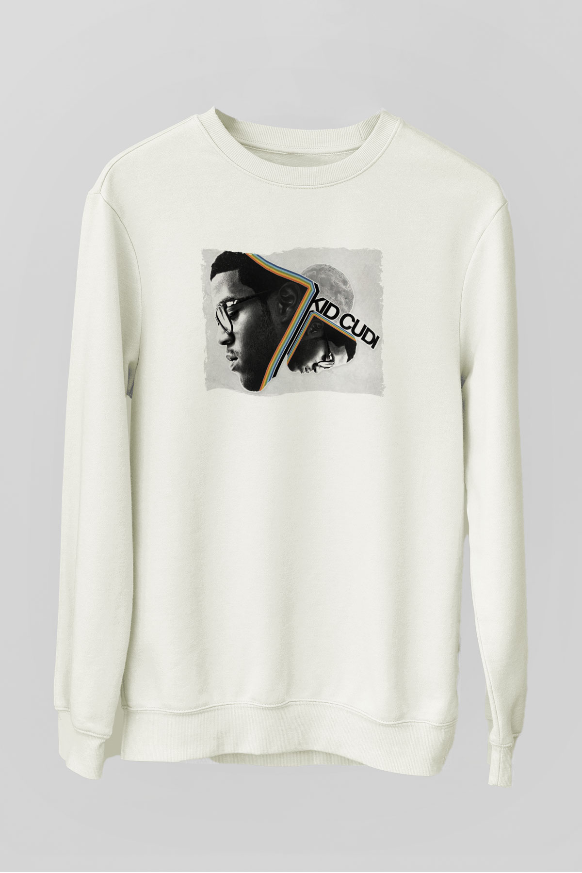 Kid Cudi Beyaz Unisex Sweatshirt