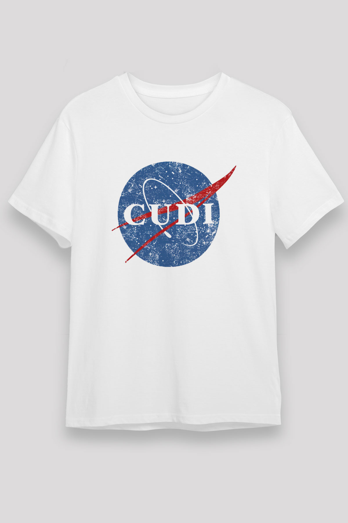 Kid Cudi Beyaz Unisex Tişört T-Shirt - TişörtFabrikası