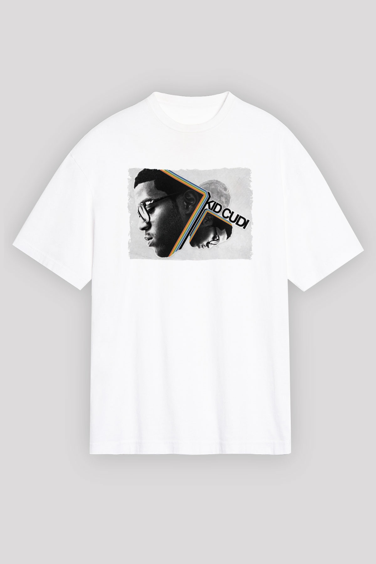 Kid Cudi Beyaz Unisex Tişört T-Shirt - TişörtFabrikası