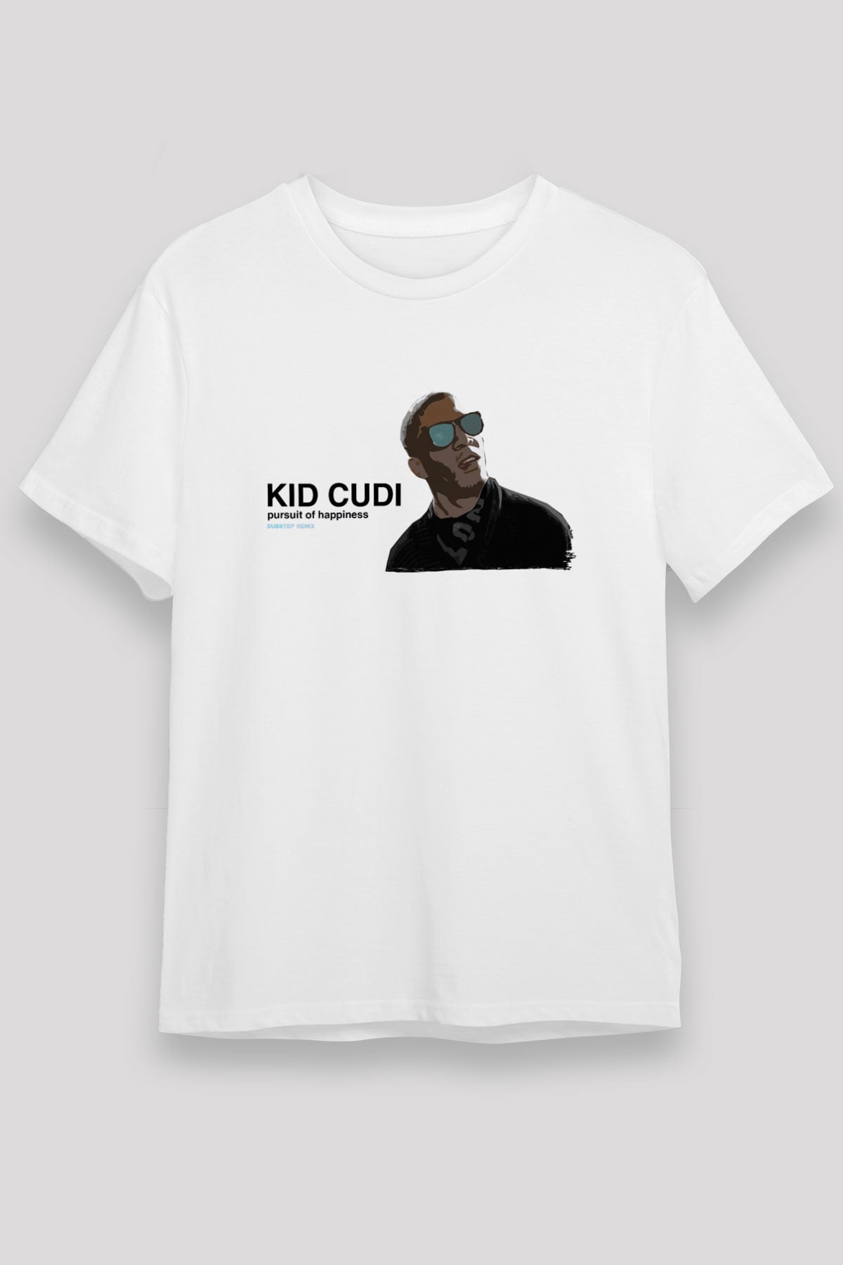 Kid Cudi Beyaz Unisex Tişört T-Shirt - TişörtFabrikası