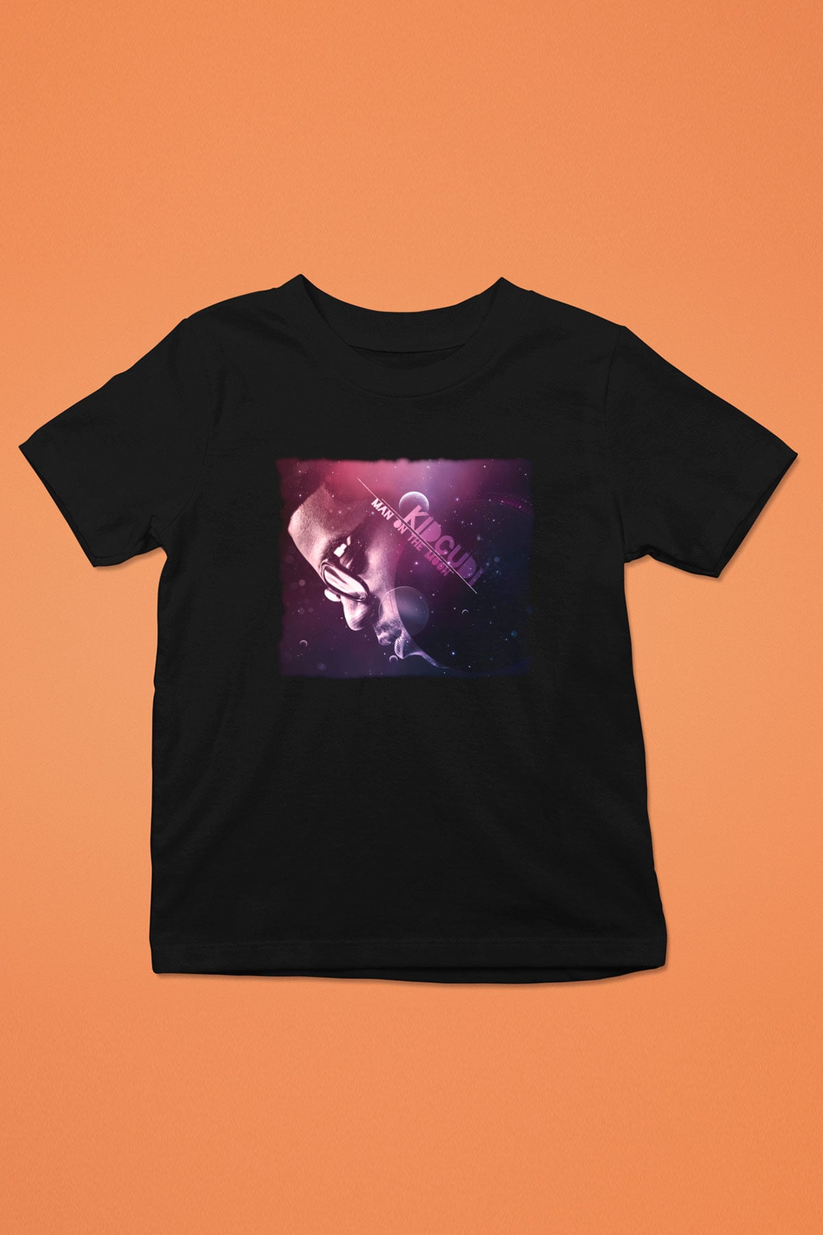 Kid Cudi Siyah Unisex Çocuk Tişört