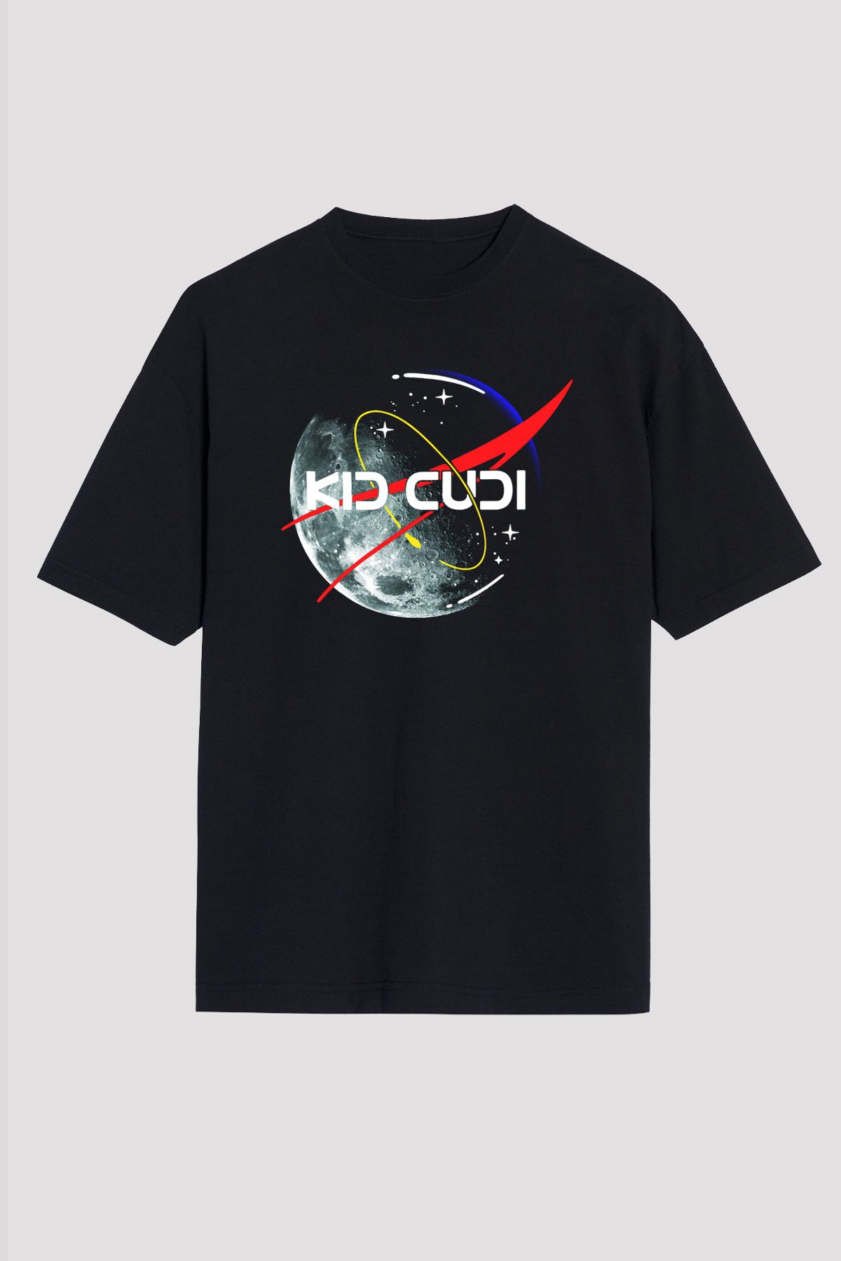 Kid Cudi Siyah Unisex Oversize Tişört T-Shirt