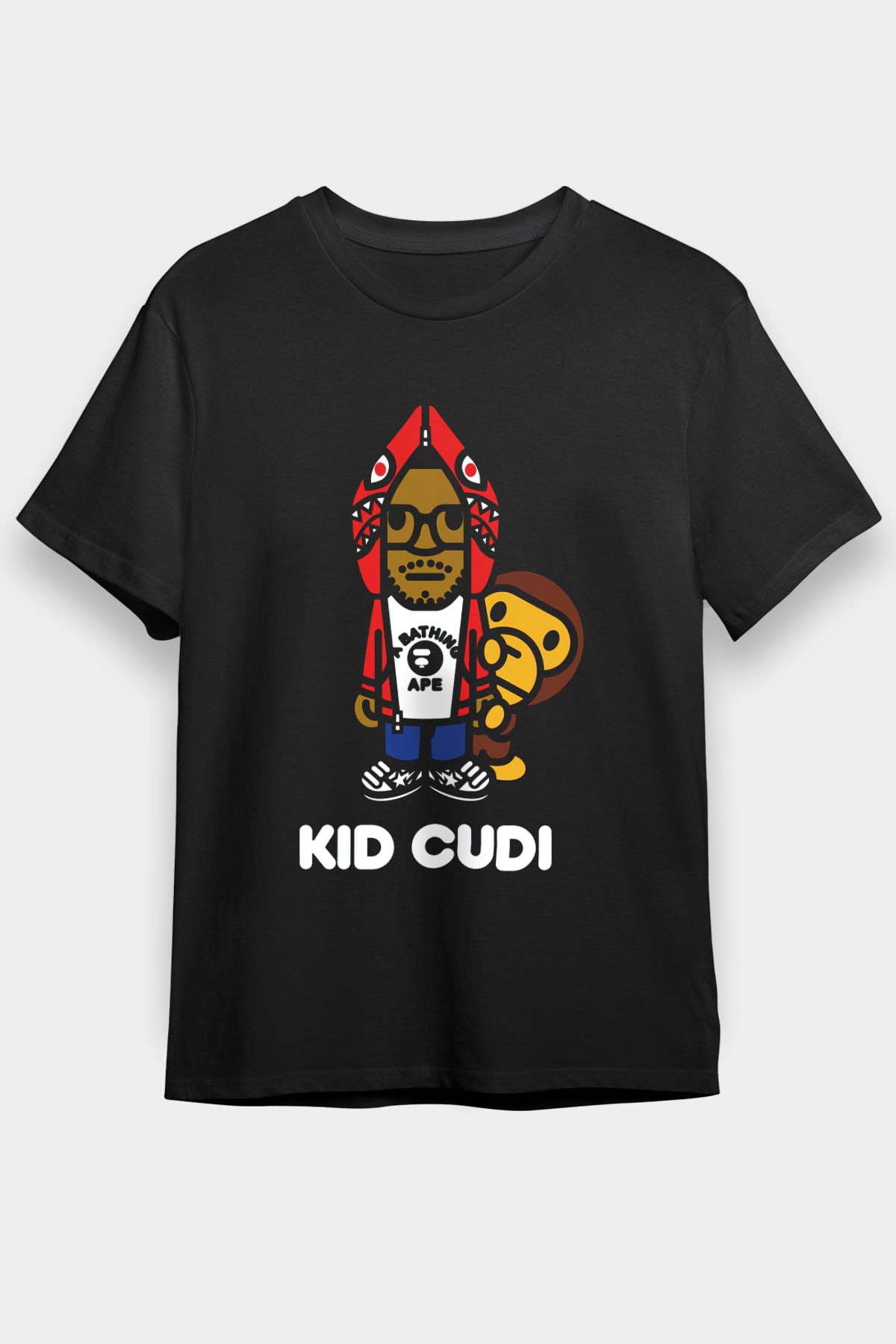 Kid Cudi Siyah Unisex Tişört T-Shirt - TişörtFabrikası