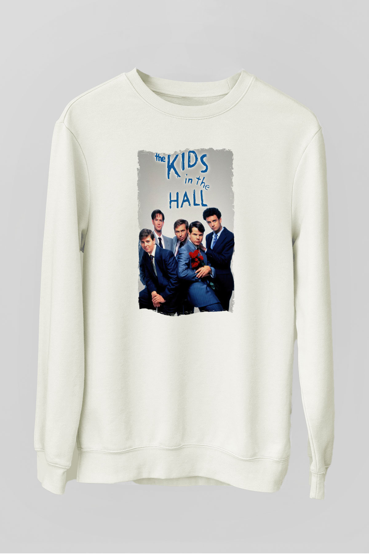 Kids in the Hall Beyaz Unisex Sweatshirt
