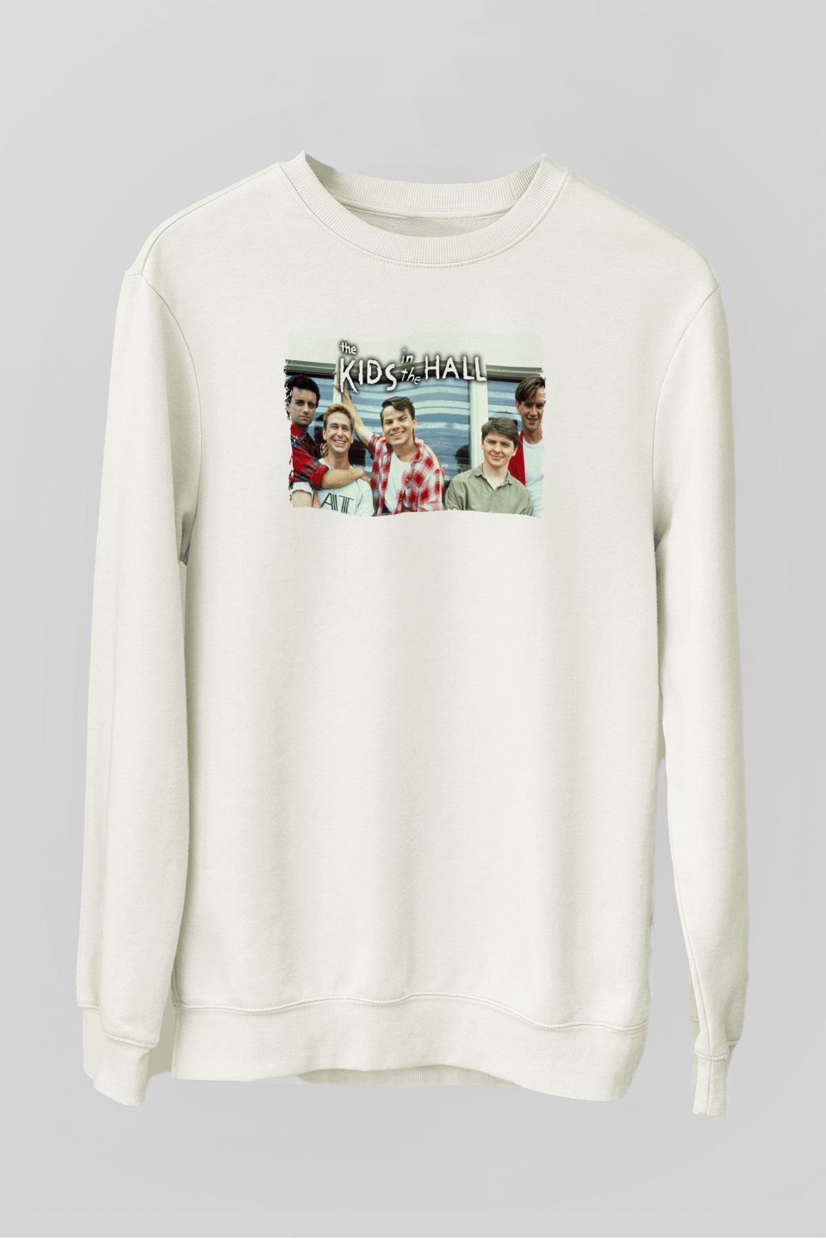 Kids in the Hall Beyaz Unisex Sweatshirt