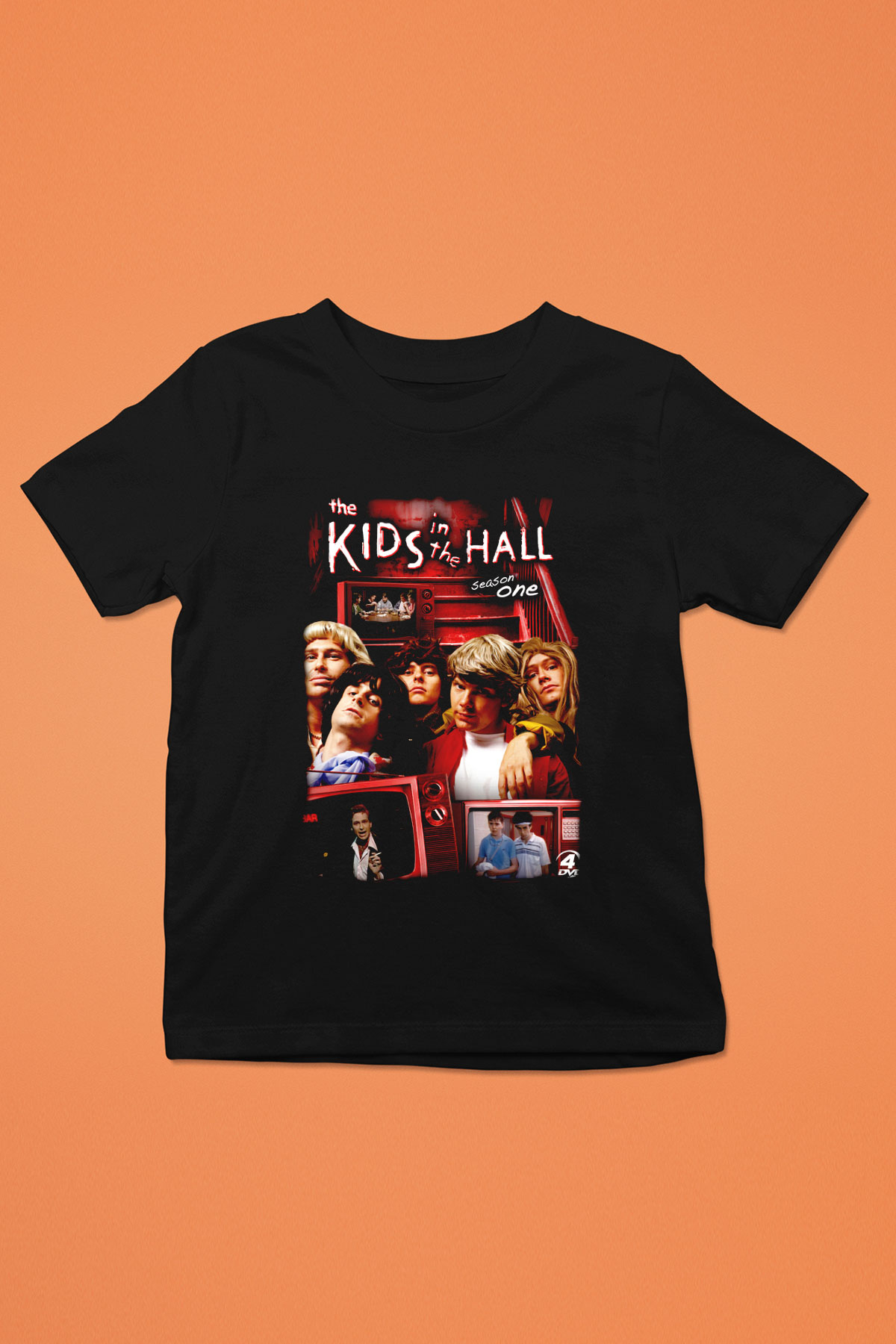 Kids in the Hall Siyah Unisex Çocuk Tişört