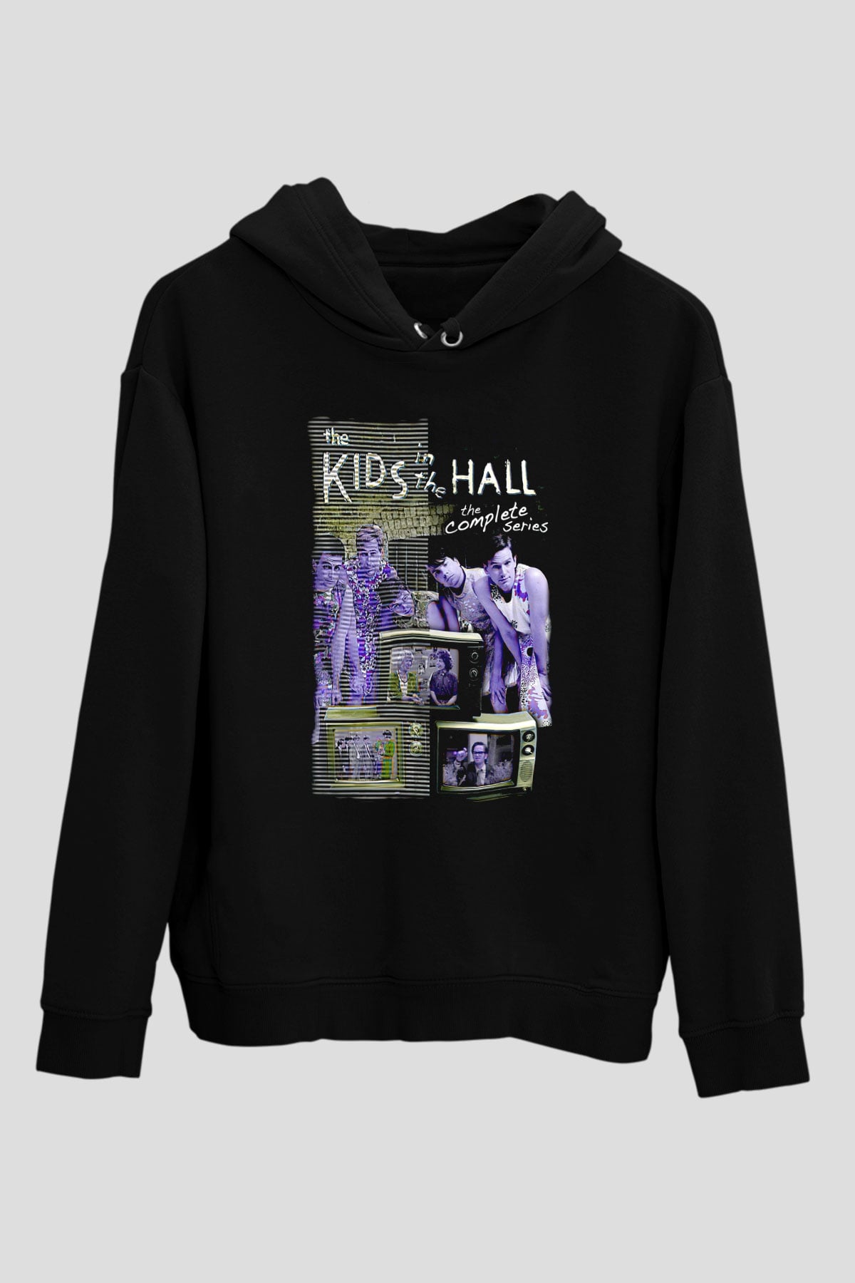 Kids in the Hall Siyah Unisex Hoodie