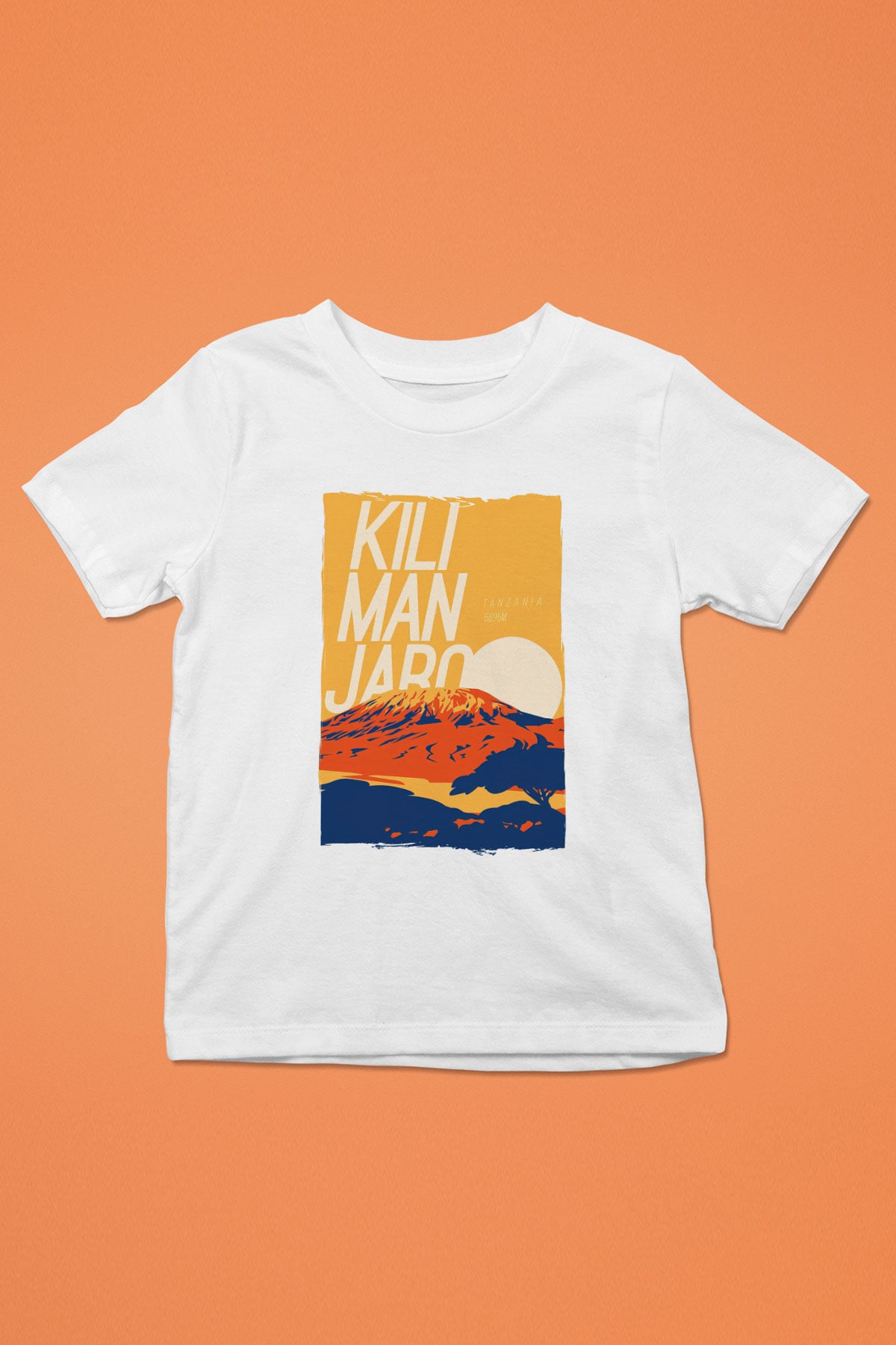 Kilimanjaro Beyaz Unisex Çocuk Tişört