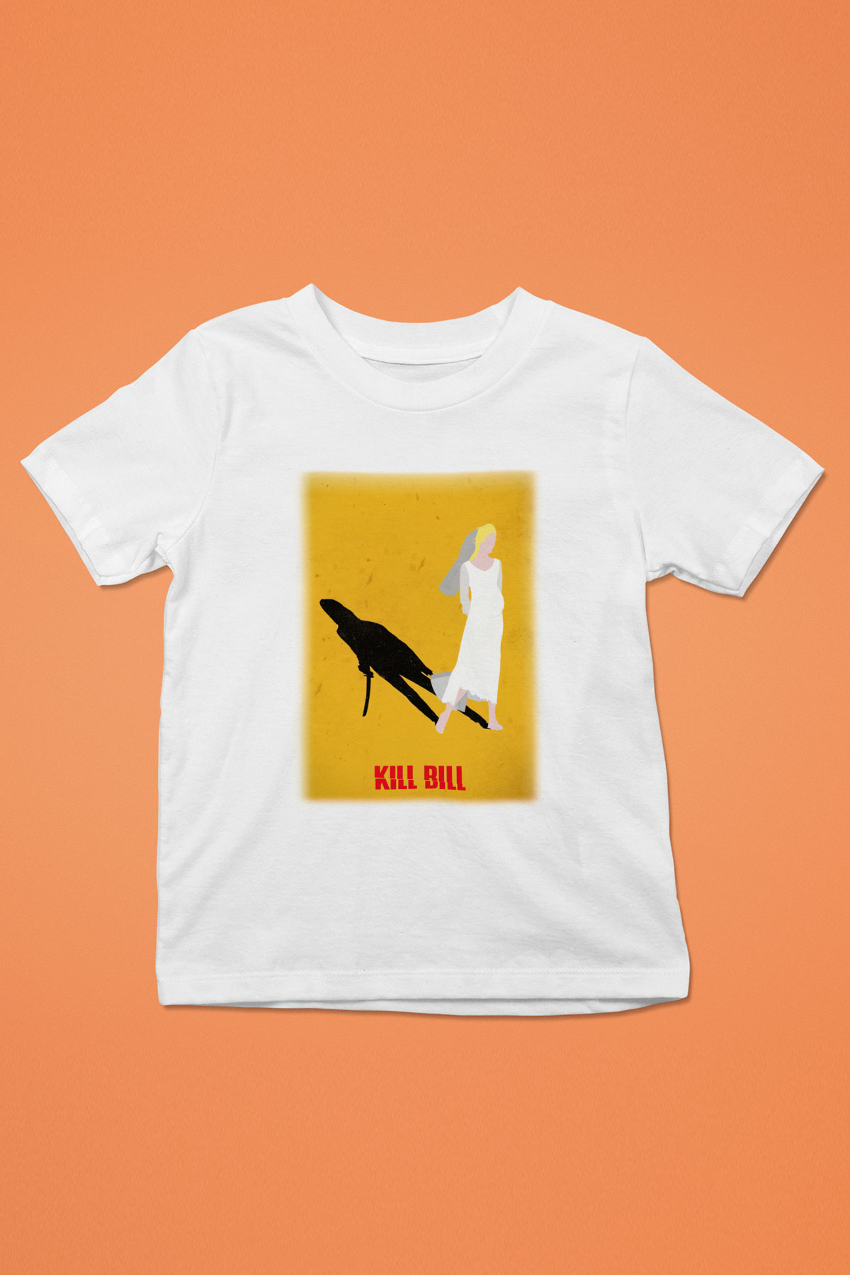 Kill Bill Baskılı Beyaz Unisex Çocuk Tişört