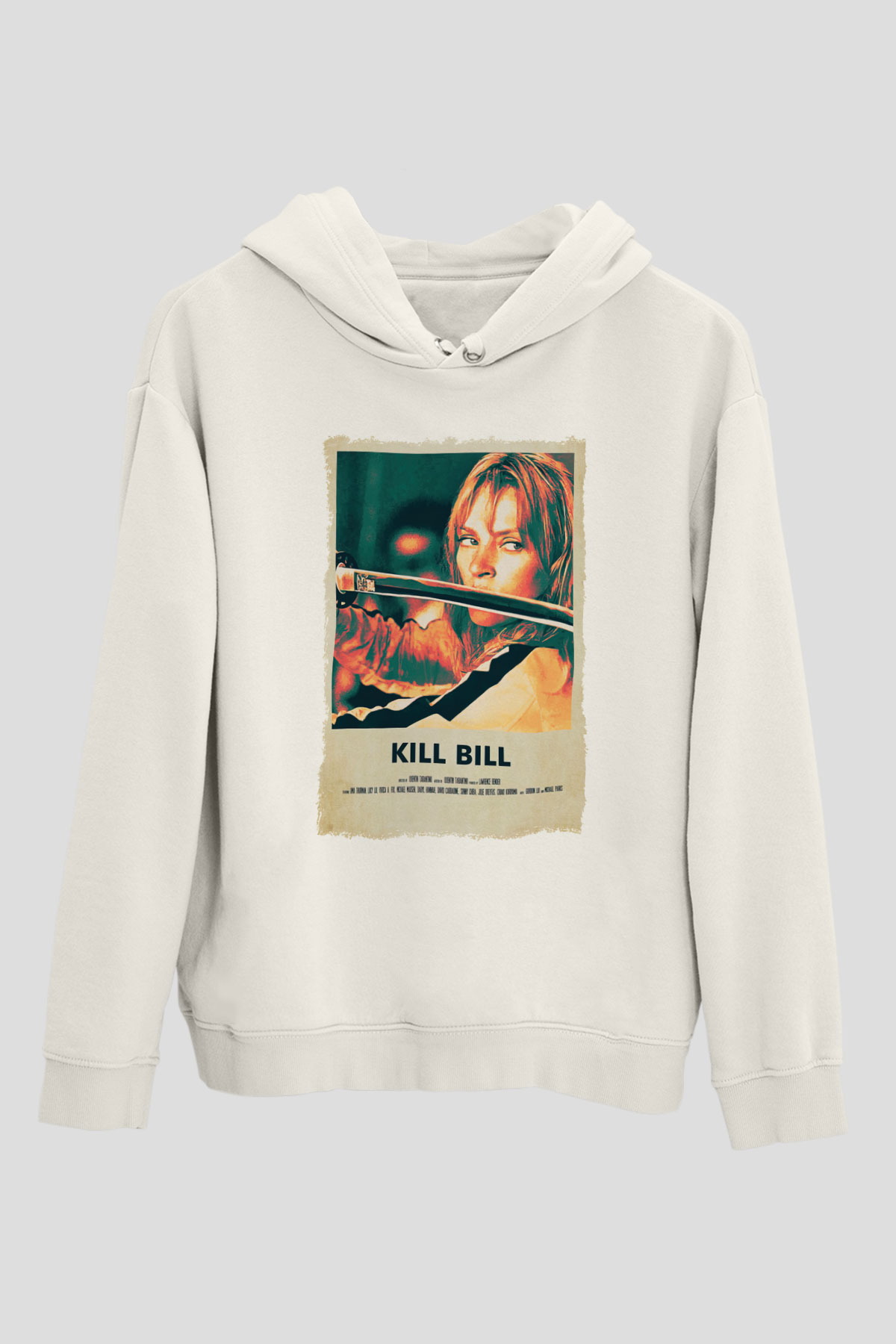Kill Bill Beyaz Unisex Hoodie