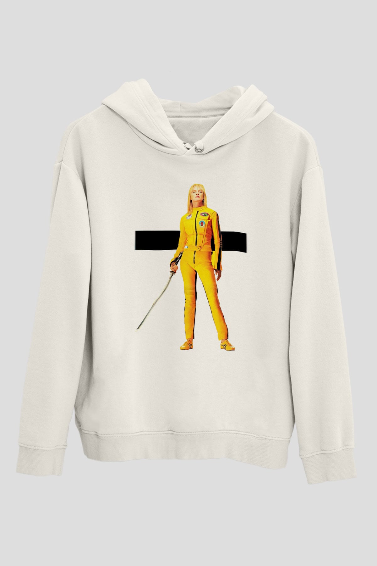 Kill Bill Beyaz Unisex Hoodie