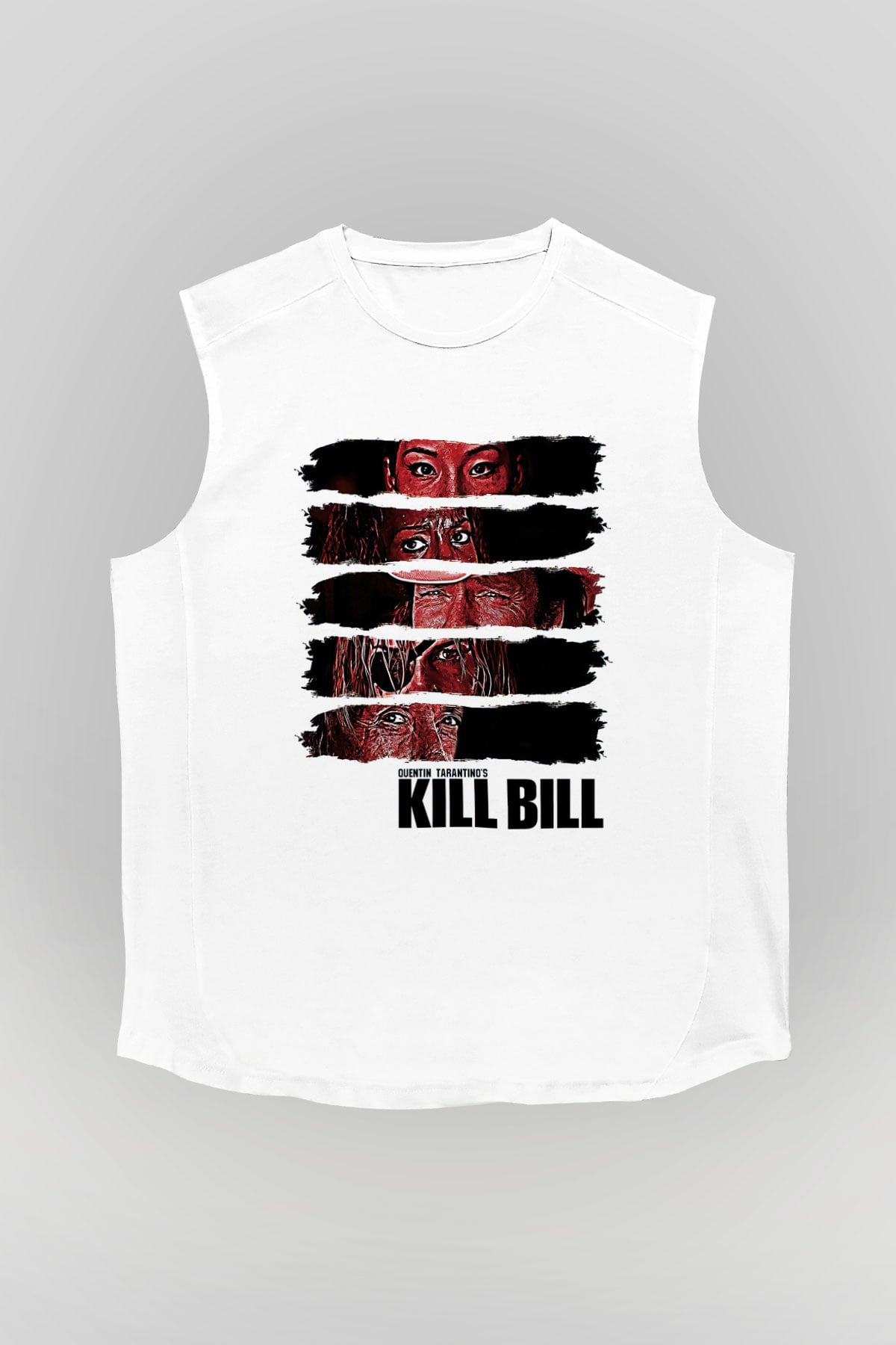 Kill Bill Beyaz Unisex Kolsuz Tişört