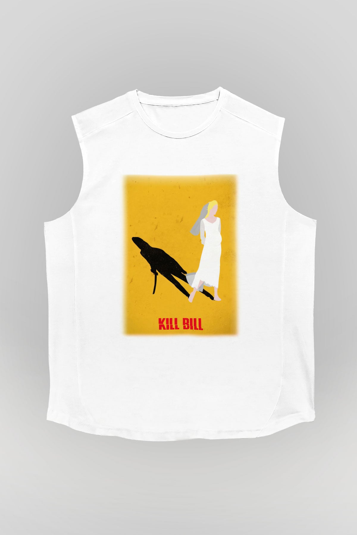 Kill Bill Beyaz Unisex Kolsuz Tişört