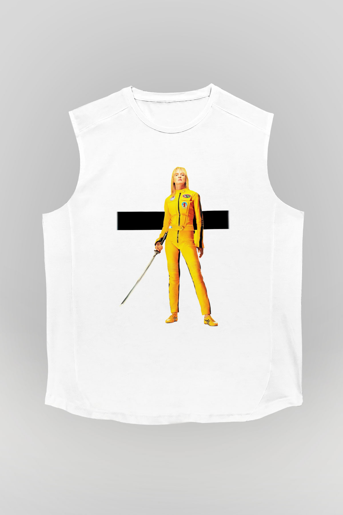 Kill Bill Beyaz Unisex Kolsuz Tişört
