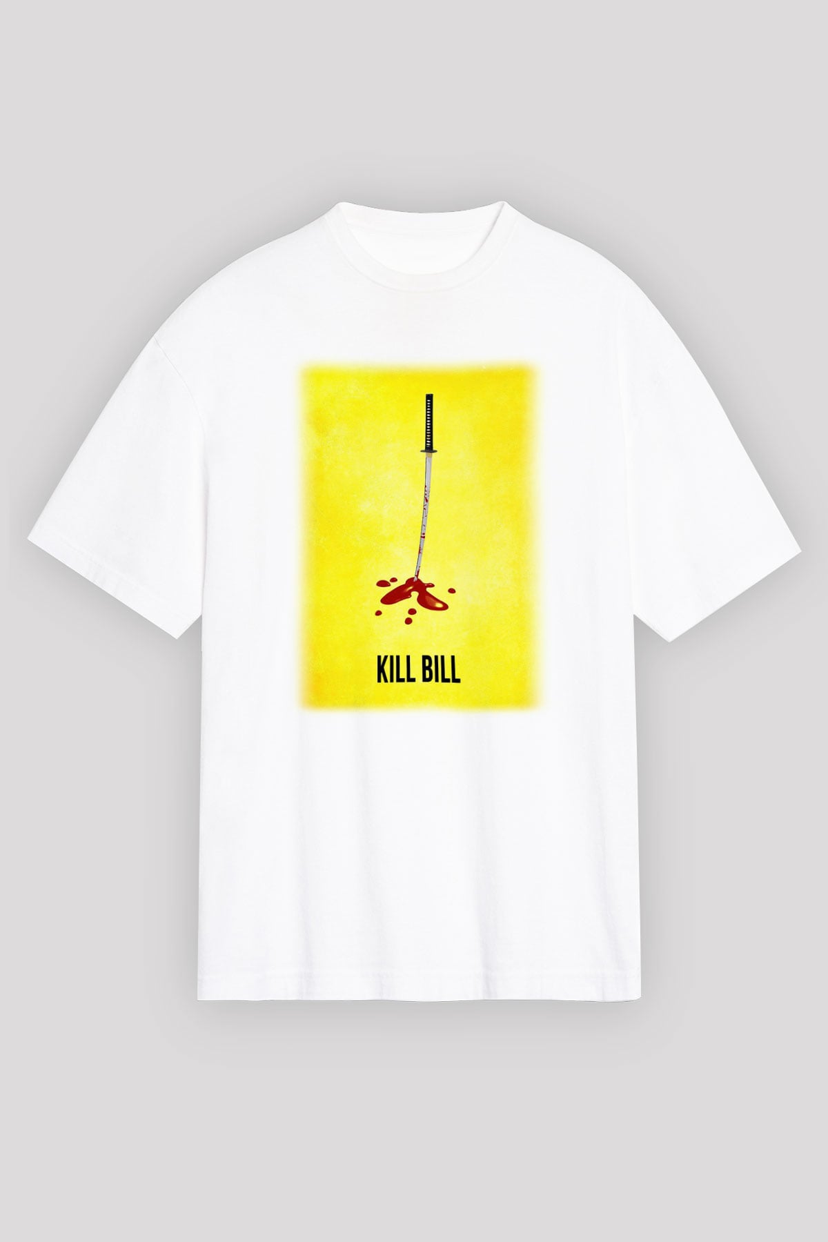 Kill Bill Beyaz Unisex Oversize Tişört T-Shirt